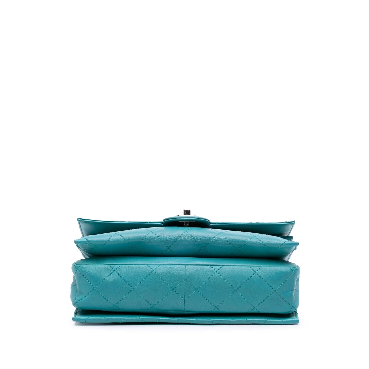 Chanel CC Quilted Calfskin Double Flap Handbag
