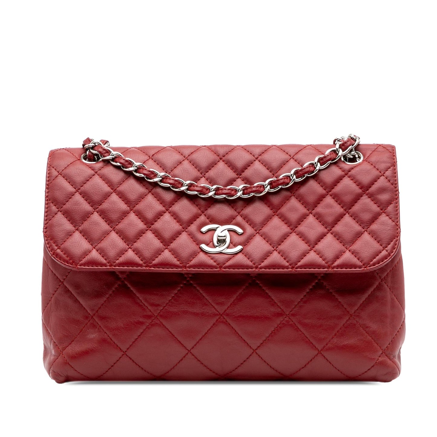 Chanel CC Quilted Calfskin Business Flap Handbag