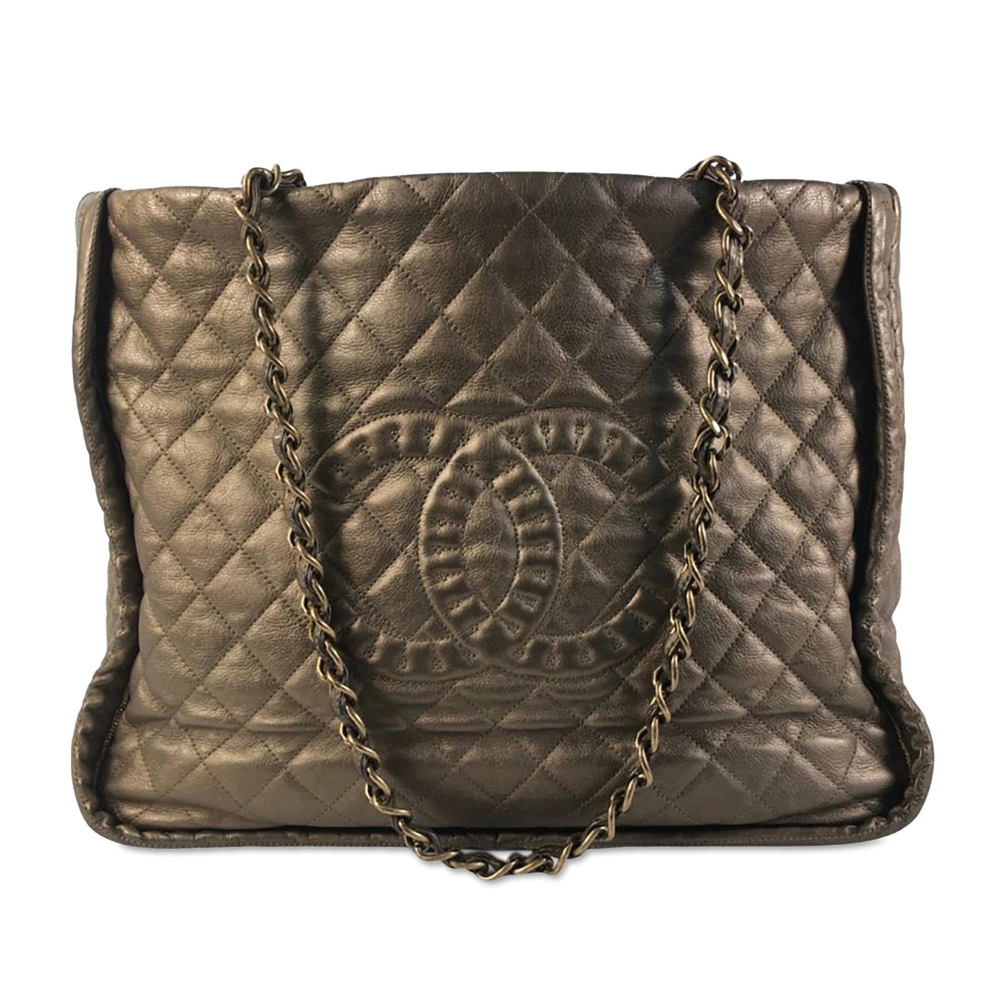 Chanel CC Quilted Calfskin Istanbul SHG-d6Lzss Tote Bag