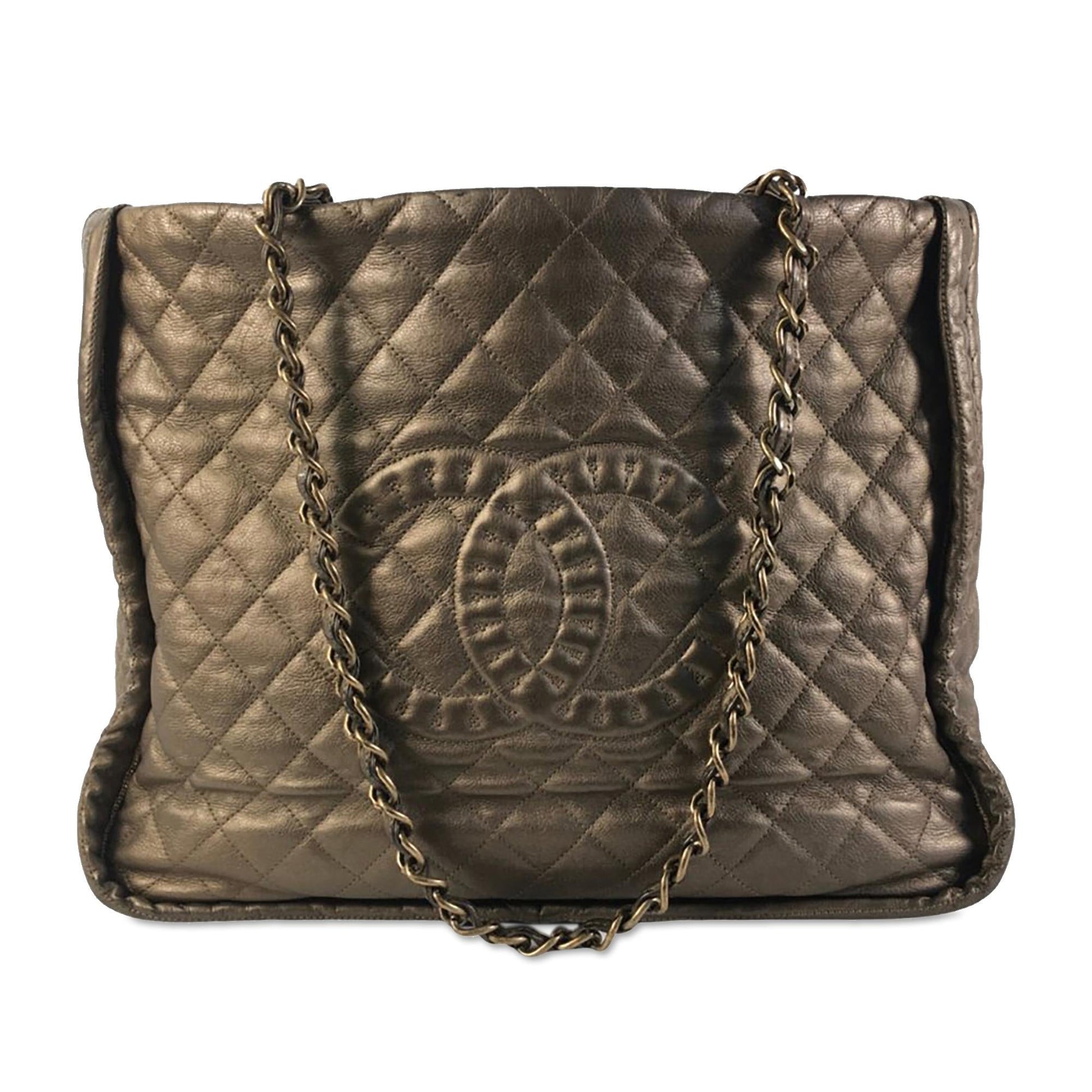 Chanel CC Quilted Calfskin Istanbul SHG-d6Lzss Tote Bag