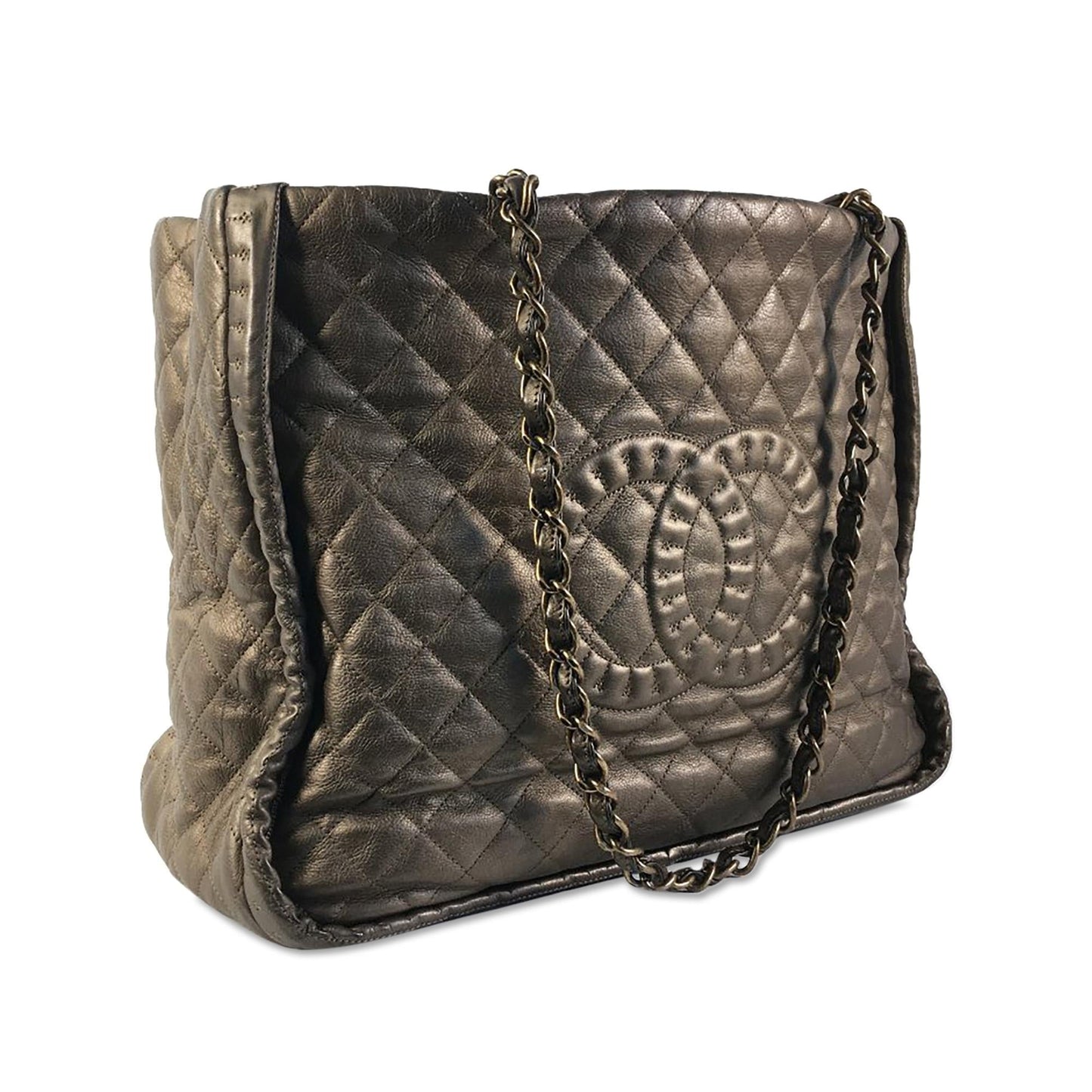 Chanel CC Quilted Calfskin Istanbul SHG-d6Lzss Tote Bag