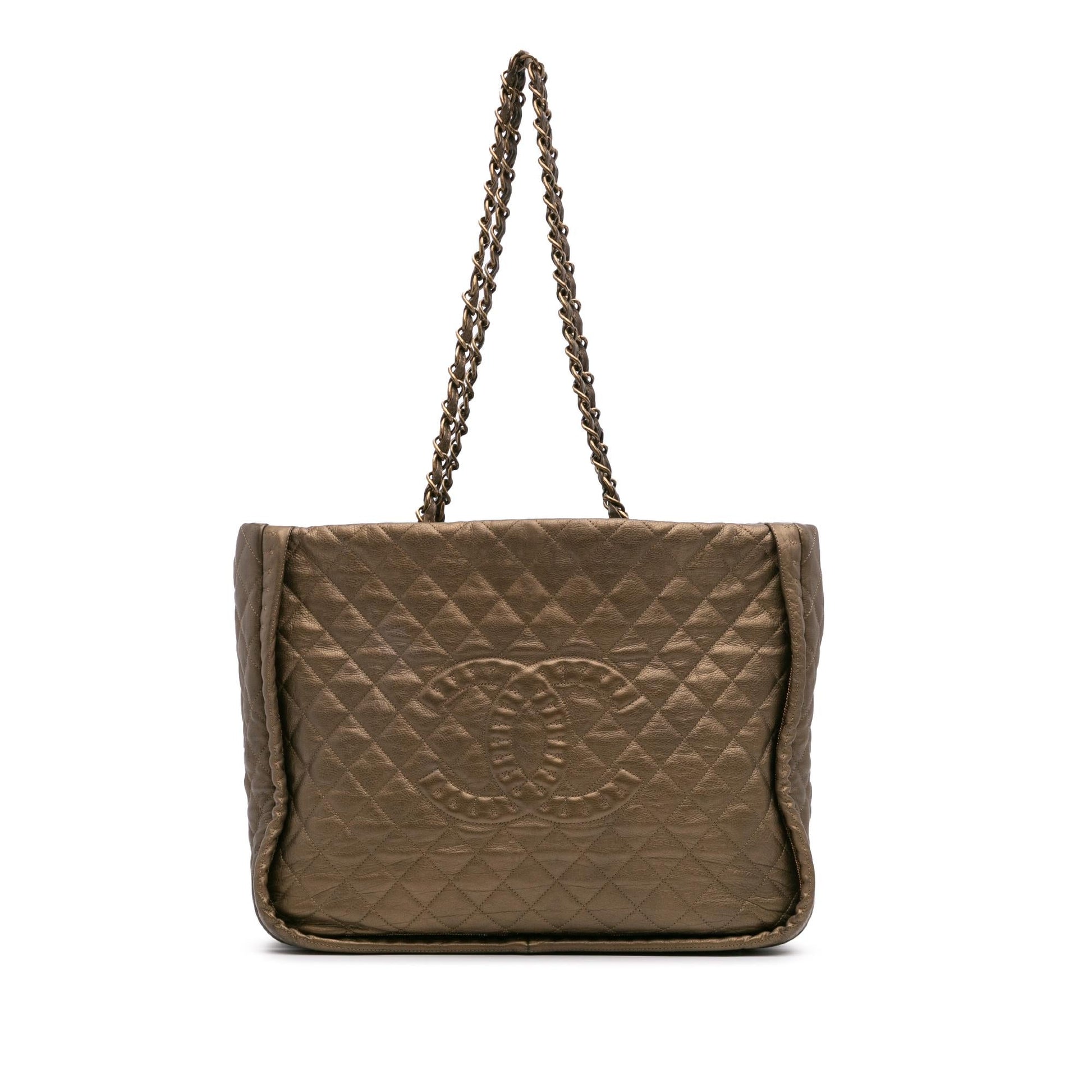 Chanel CC Quilted Calfskin Istanbul Tote Bag Tote 1