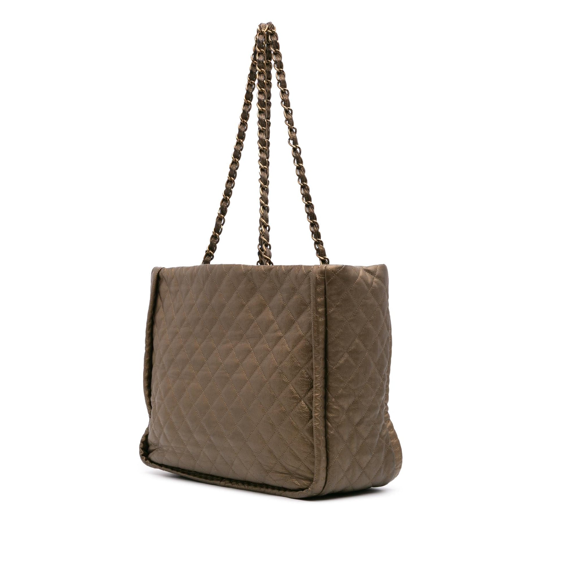 Chanel CC Quilted Calfskin Istanbul Tote Bag Tote 1