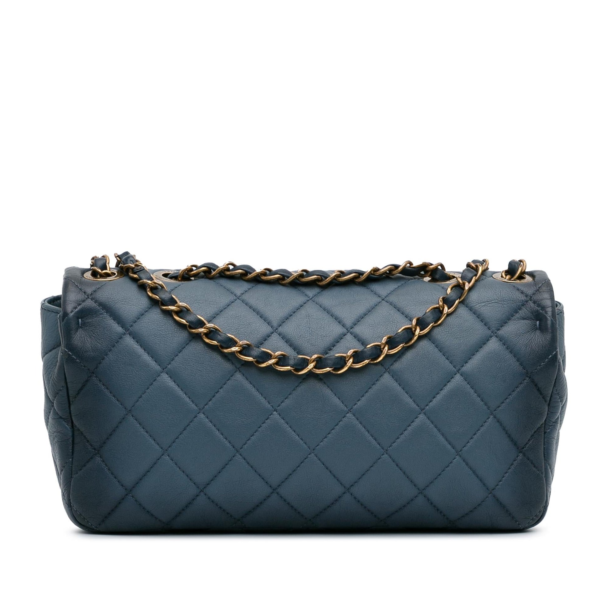 Chanel CC Quilted Calfskin Ombre Flap SHG-mJHtHE Handbag