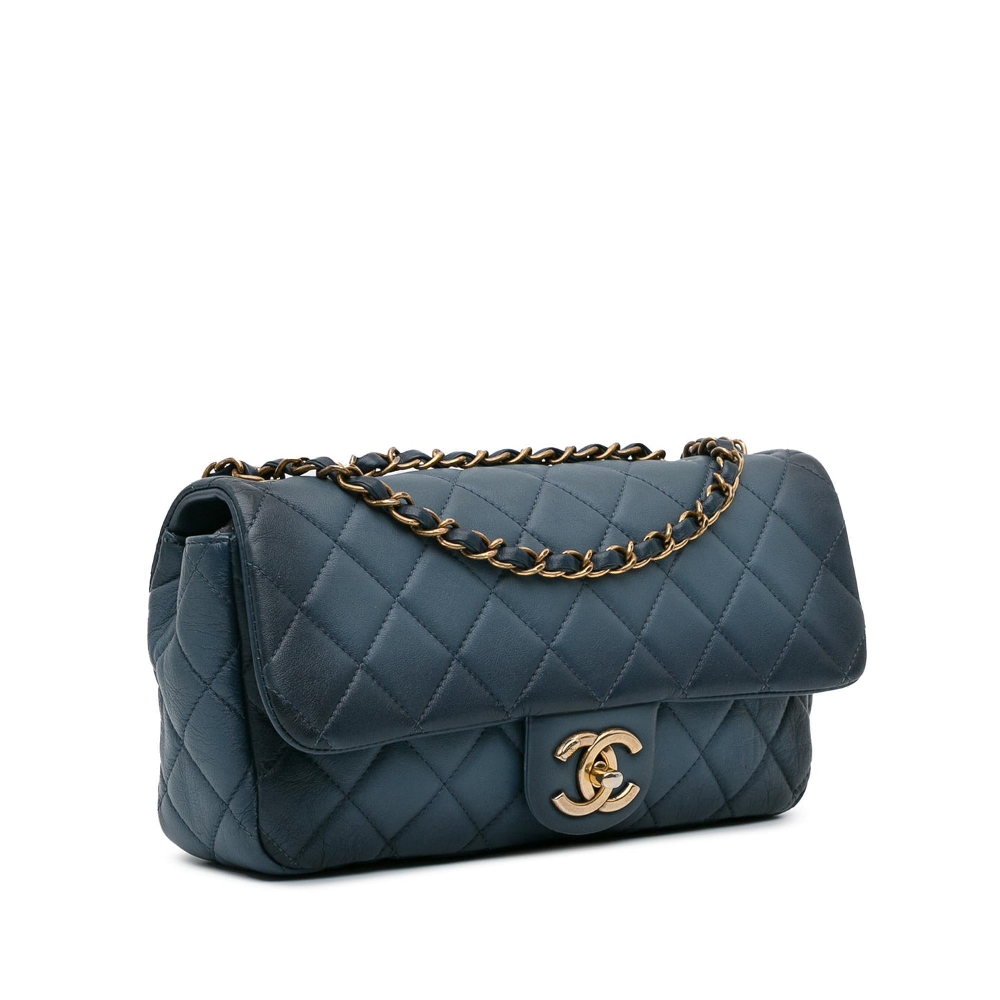 Chanel CC Quilted Calfskin Ombre Flap SHG-mJHtHE Handbag