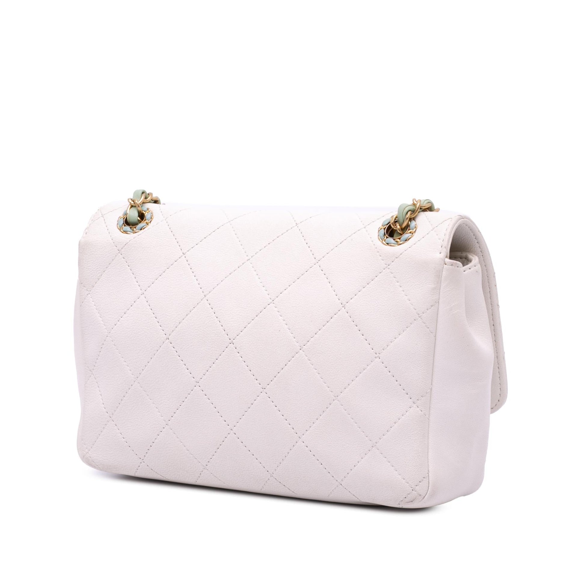 Chanel CC Quilted Calfskin Single Flap Handbag