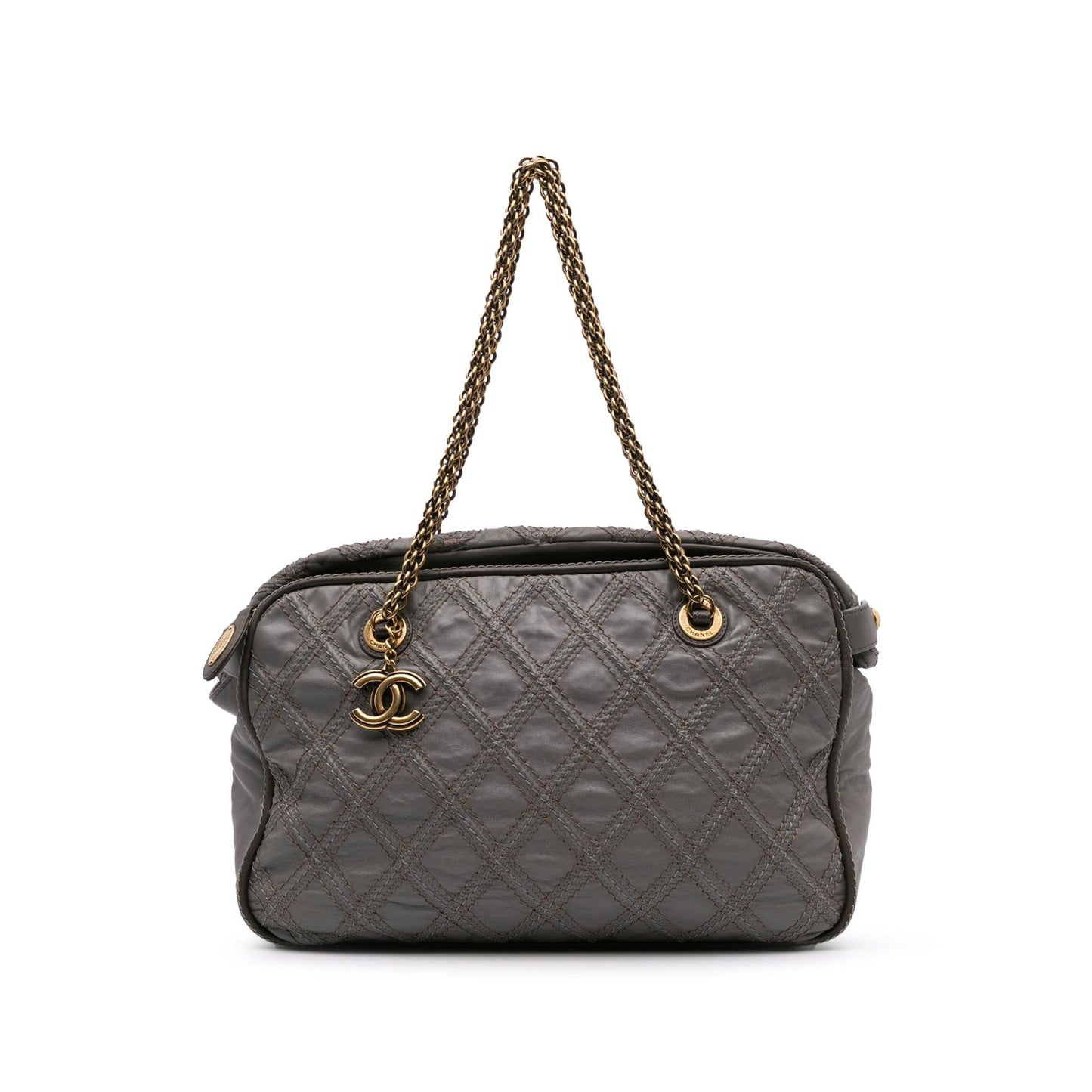 Chanel CC Quilted Calfskin Triptych Tote Bag Tote 1
