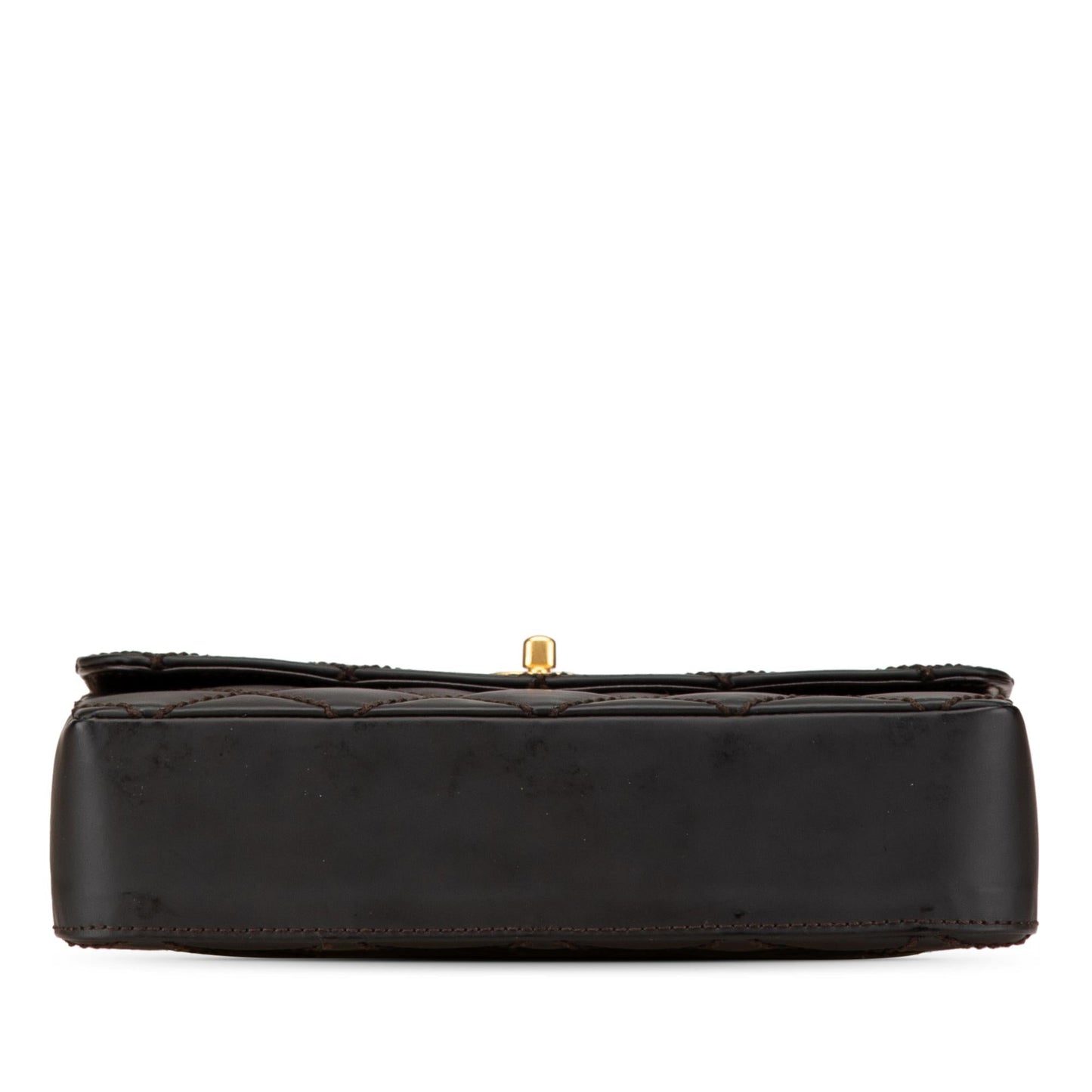 Chanel CC Quilted Calfskin Wild Stitch Flap Handbag