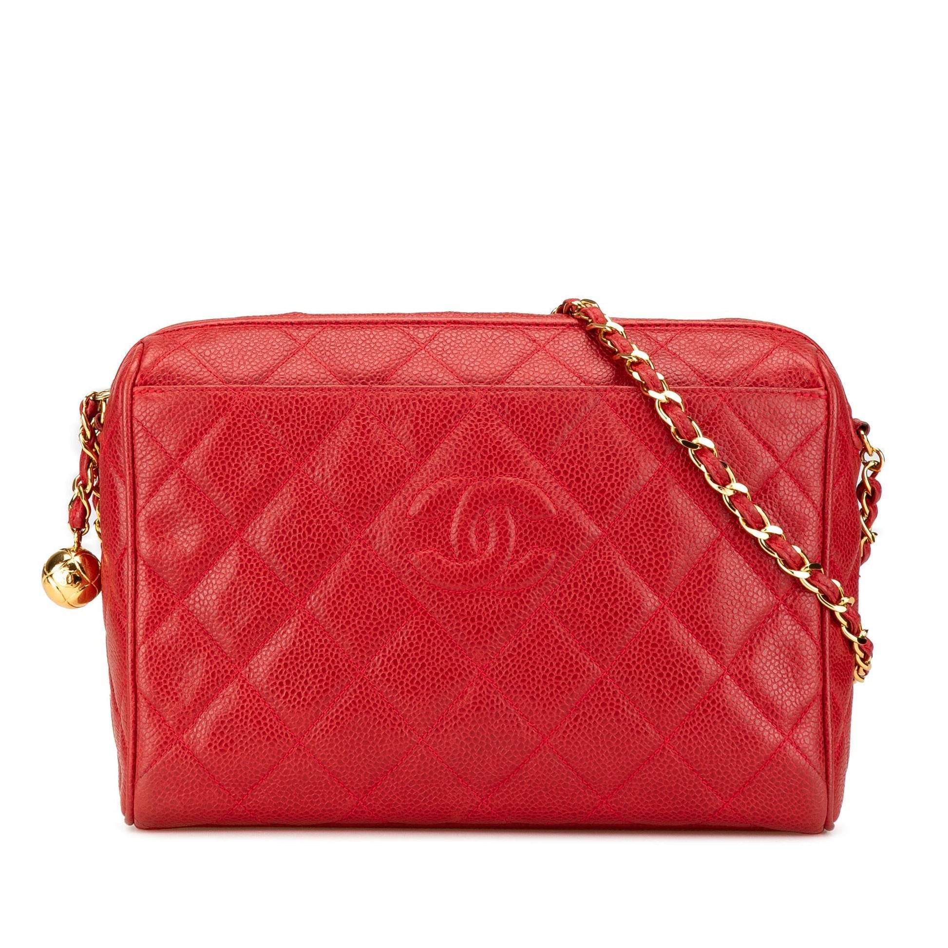 Chanel CC Quilted Caviar Camera Crossbody Bag Bag 1