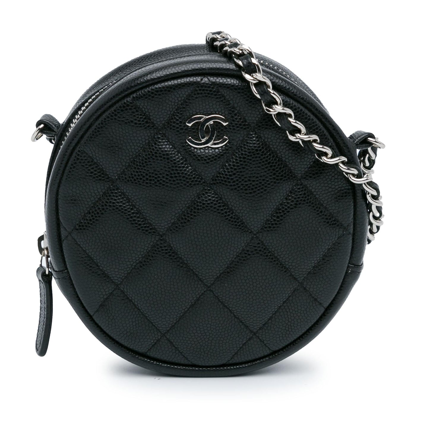 Chanel CC Quilted Caviar Round SHG-jxh22e Clutch Bag