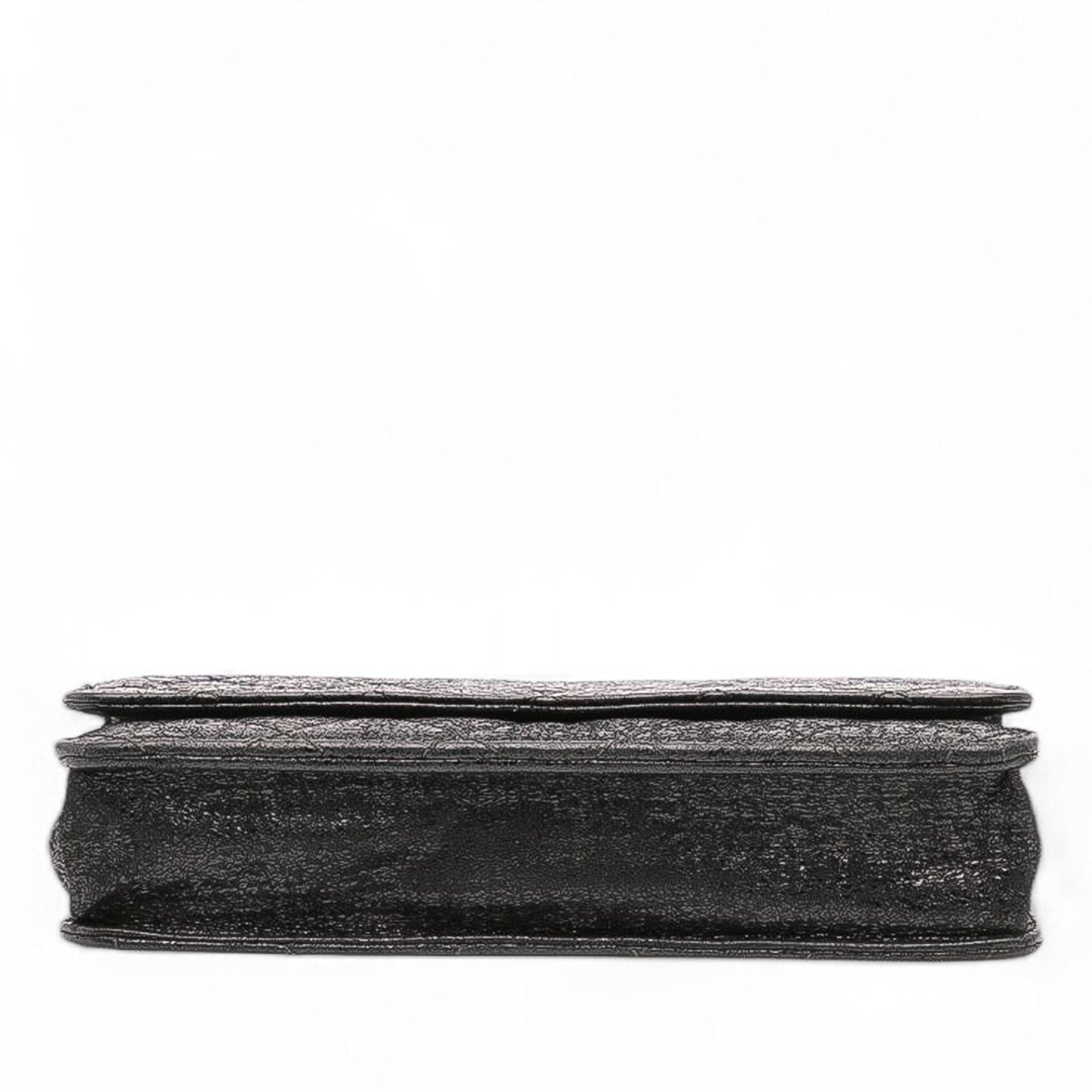 Chanel CC Quilted Crinkled Calfskin On Wallet Case