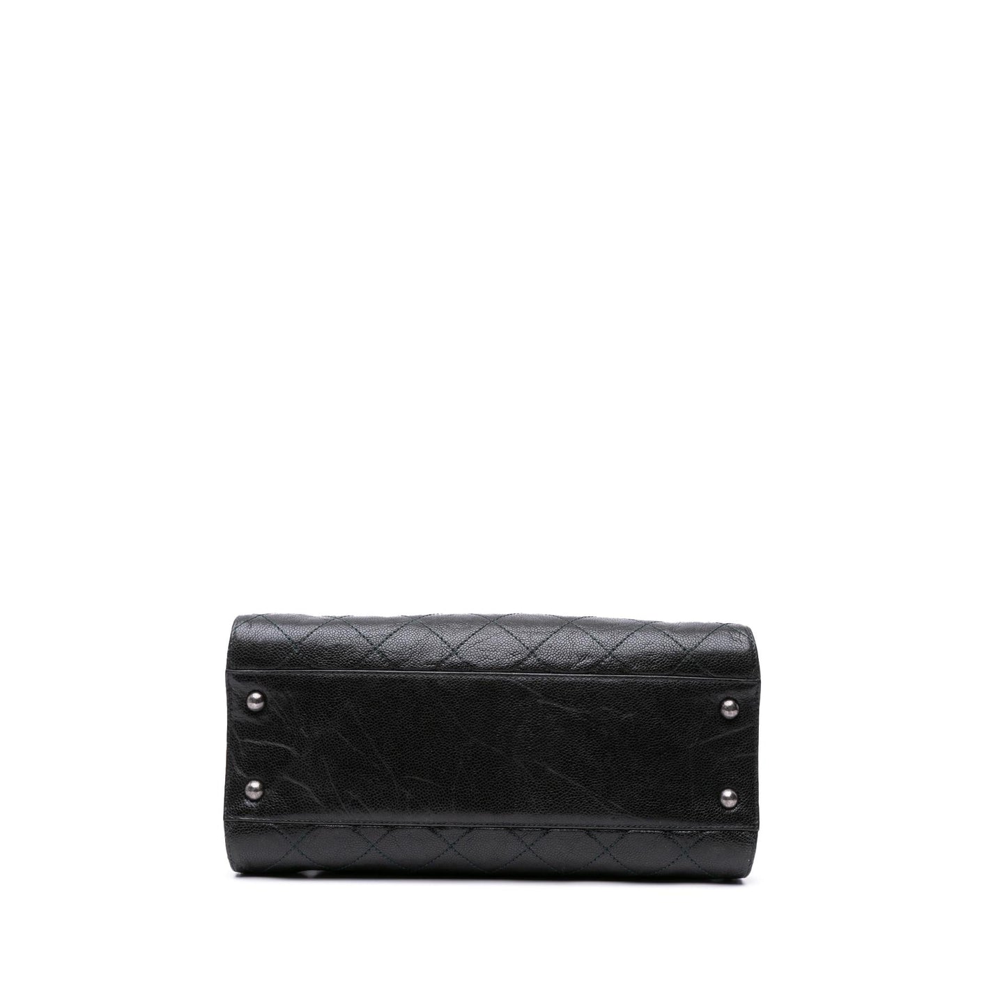 Chanel CC Quilted Crumpled Caviar Crave Tote Bag Tote 1