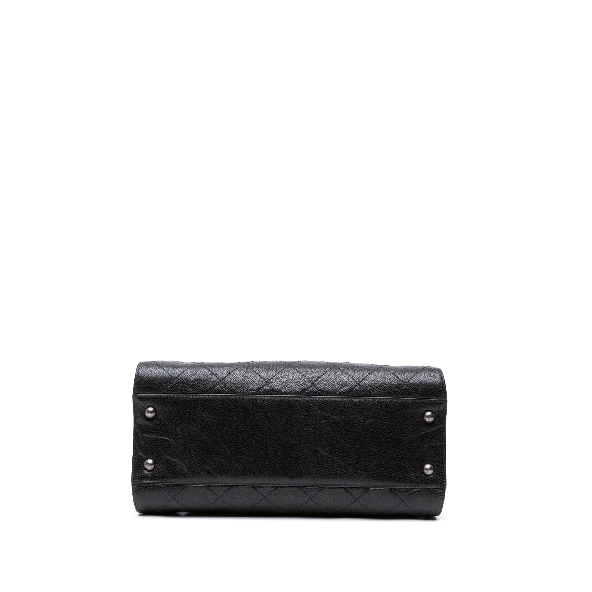 Chanel CC Quilted Crumpled Caviar Crave Tote Bag Tote 1