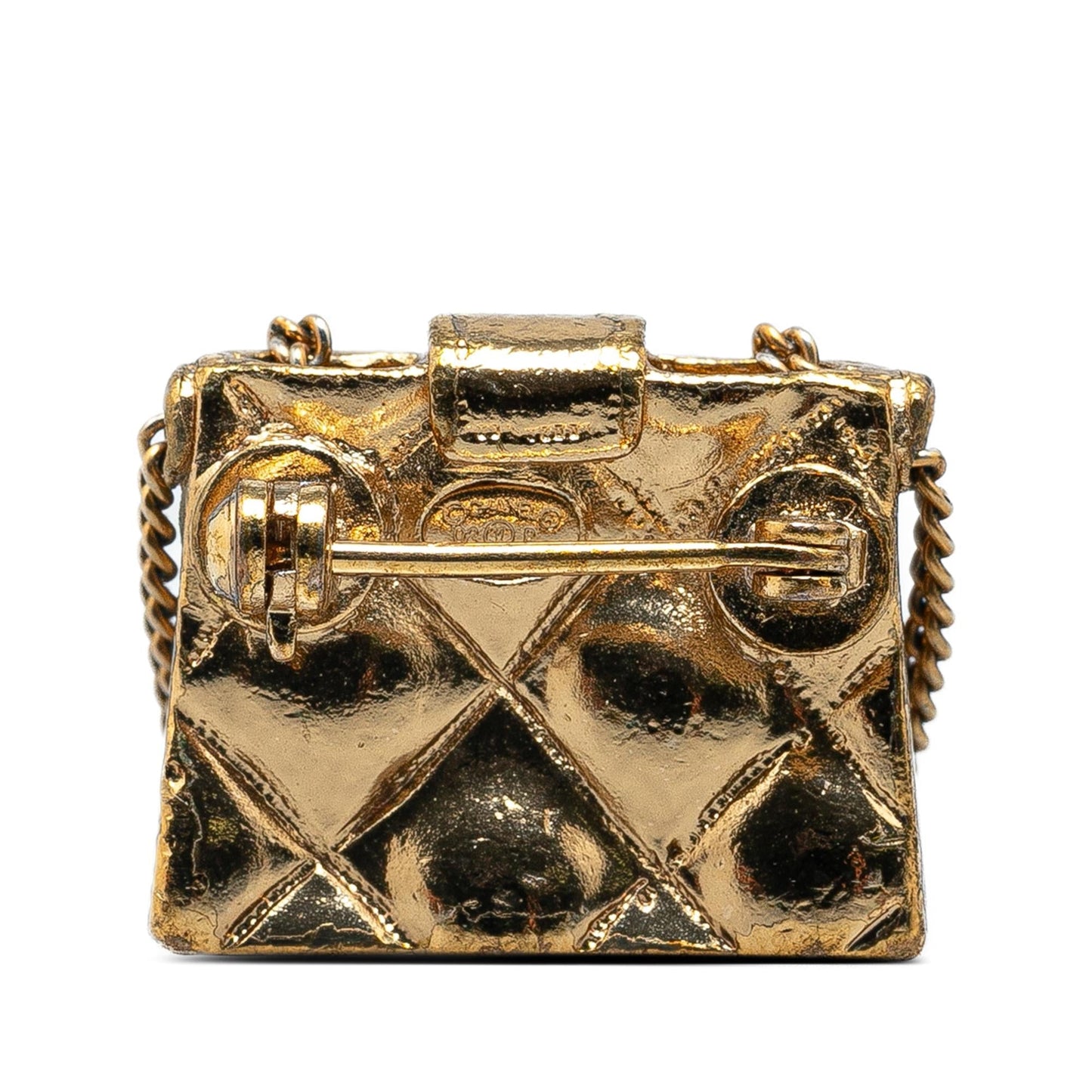Chanel CC Quilted Flap Brooch SHG-IiuY9h Shoulder Bag