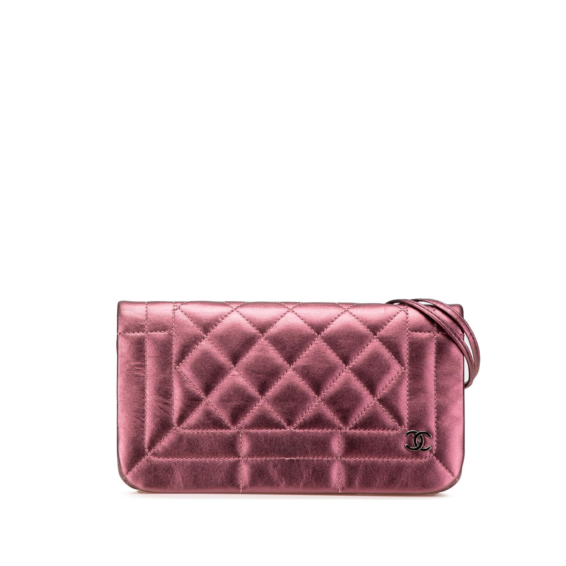 Chanel CC Quilted Iridescent Calfskin Full Single Handbag