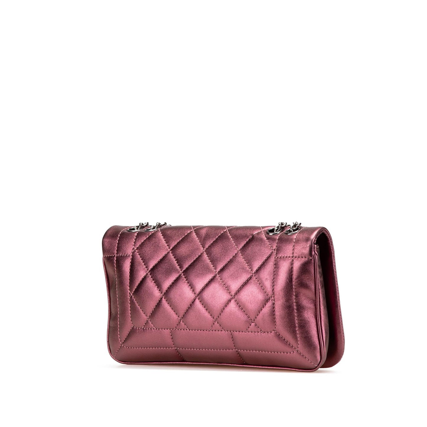 Chanel CC Quilted Iridescent Calfskin Full Single Handbag