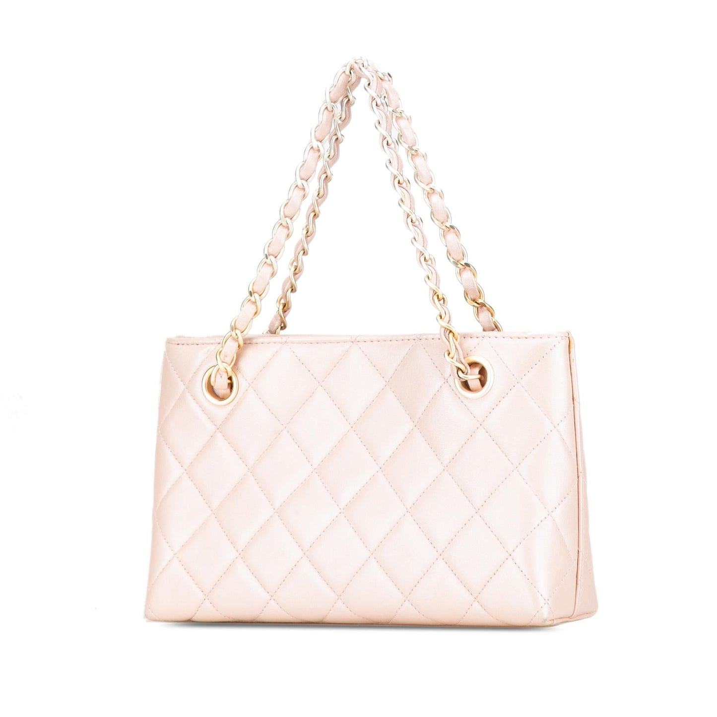 Chanel CC Quilted Irisdescent Lambskin Handbag