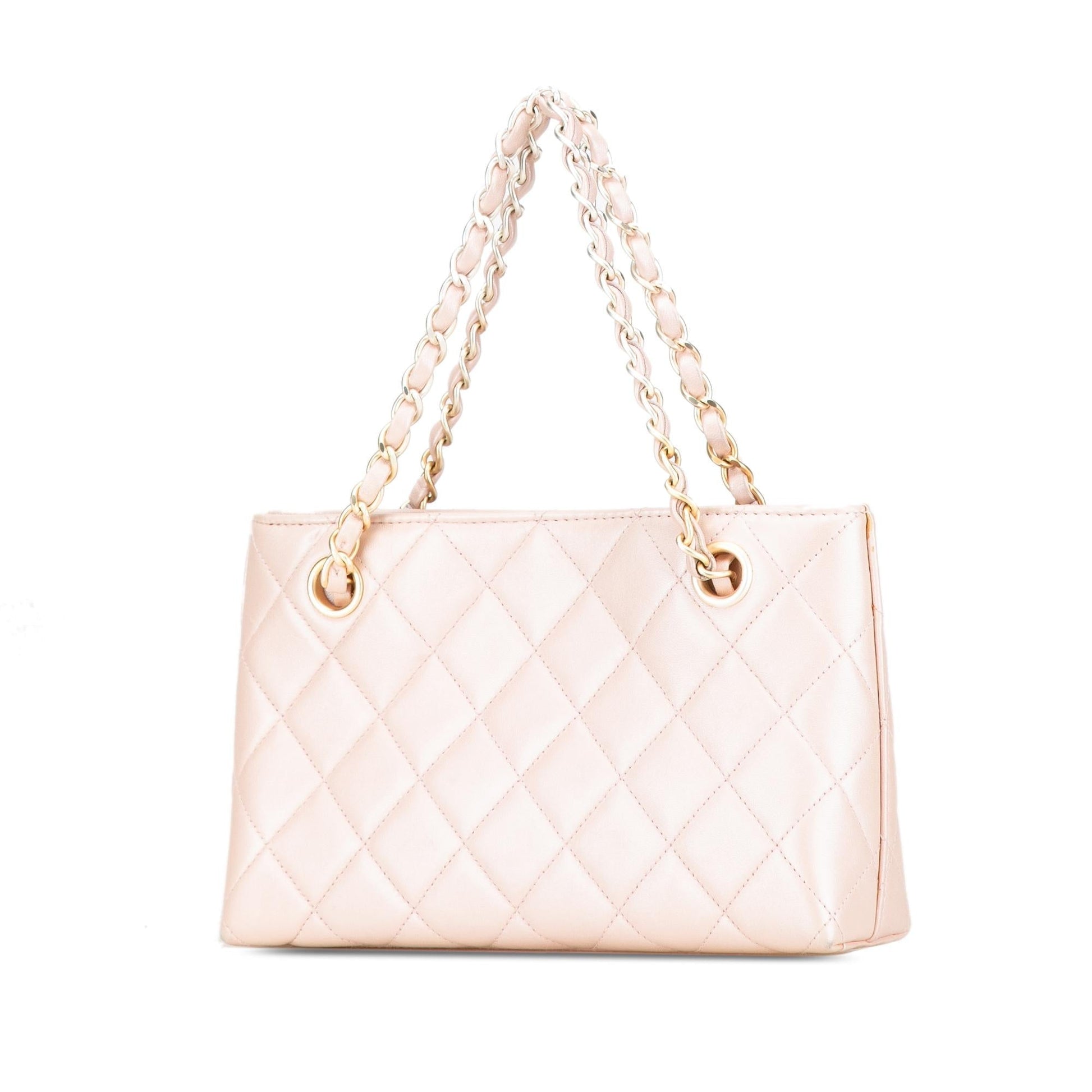 Chanel CC Quilted Irisdescent Lambskin Handbag