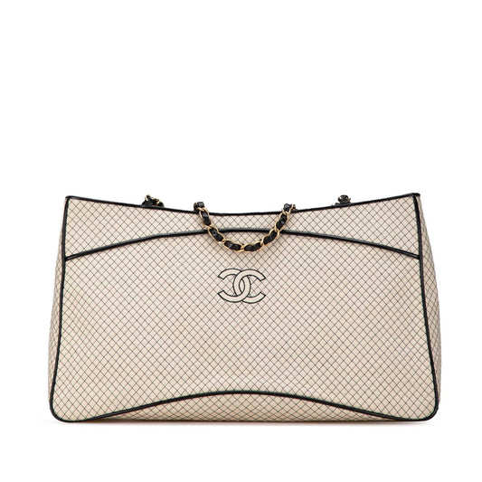 Chanel CC Quilted Jersey SHG-eUjRMY Tote Bag