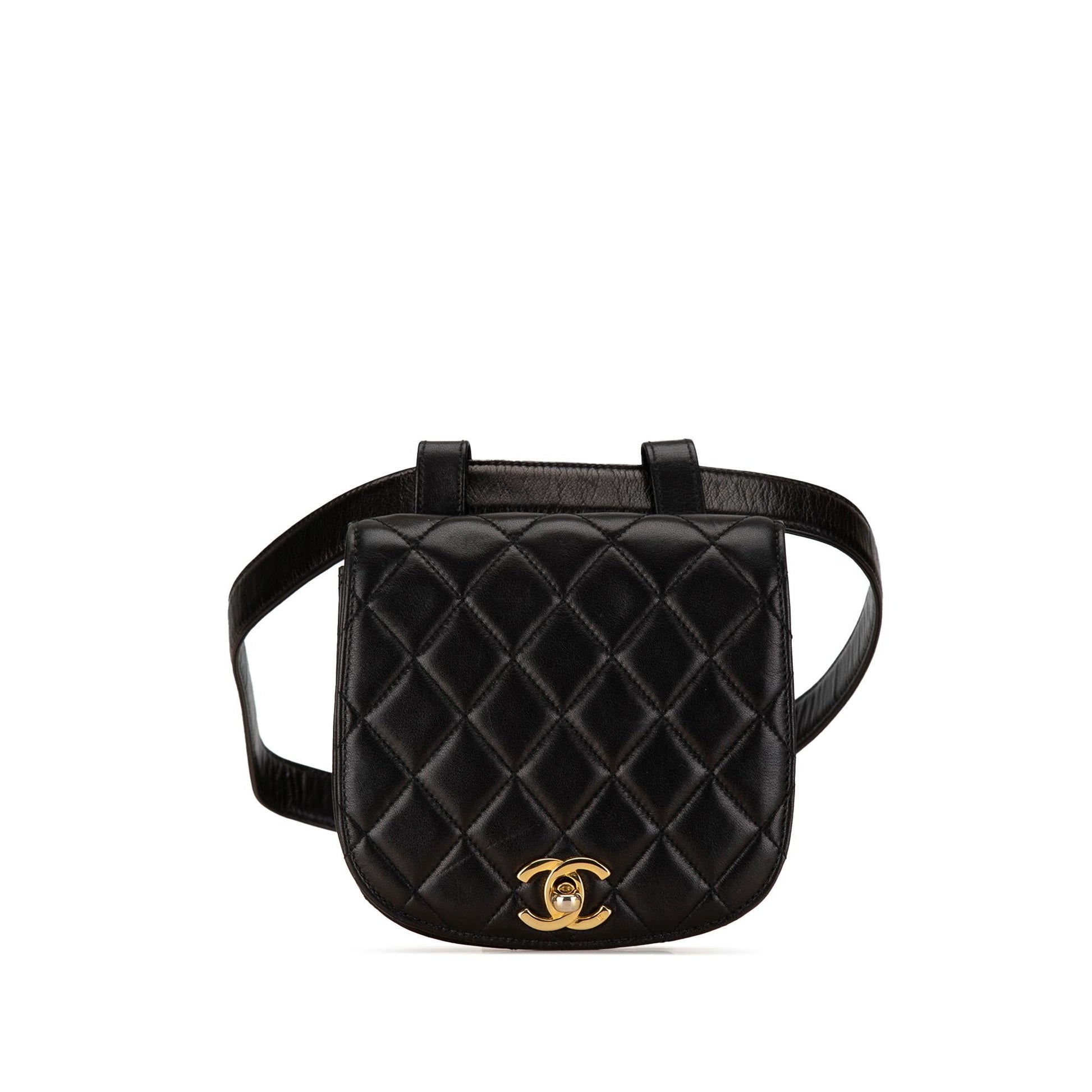 Chanel CC Quilted Lambskin Belt SHG-GMYcCg