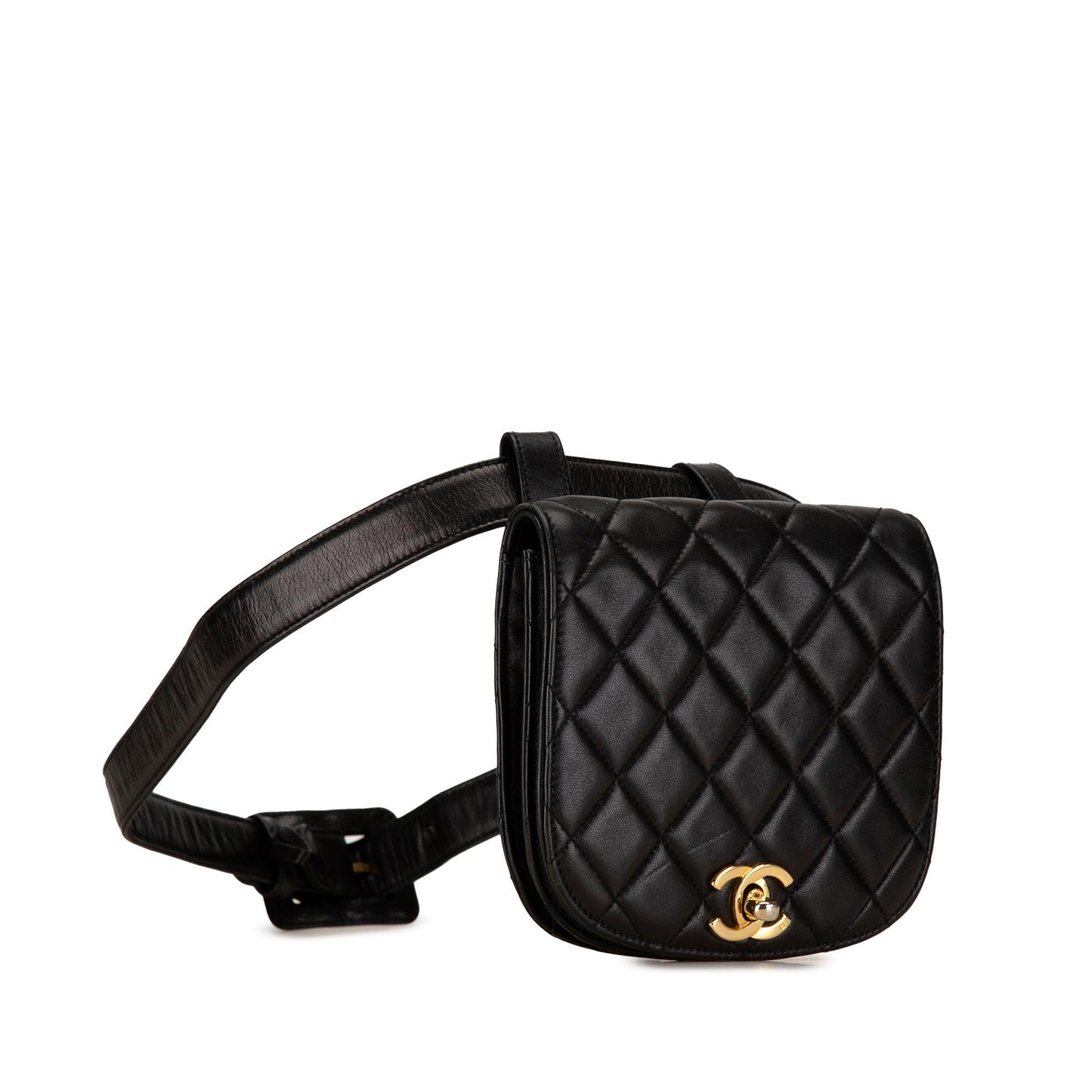 Chanel CC Quilted Lambskin Belt SHG-GMYcCg