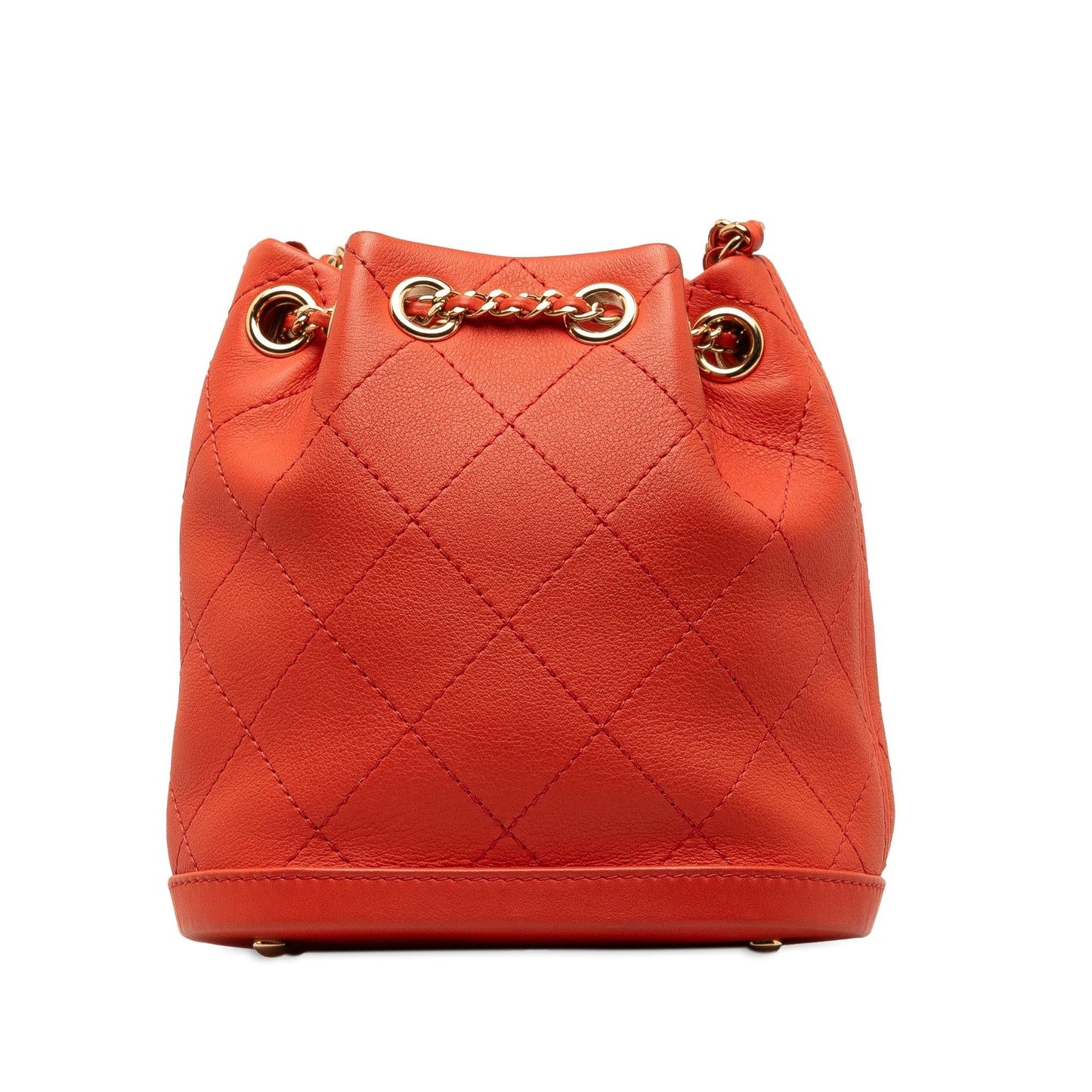 Chanel CC Quilted Lambskin Bucket SHG-Kq4OAT Bucket Bag