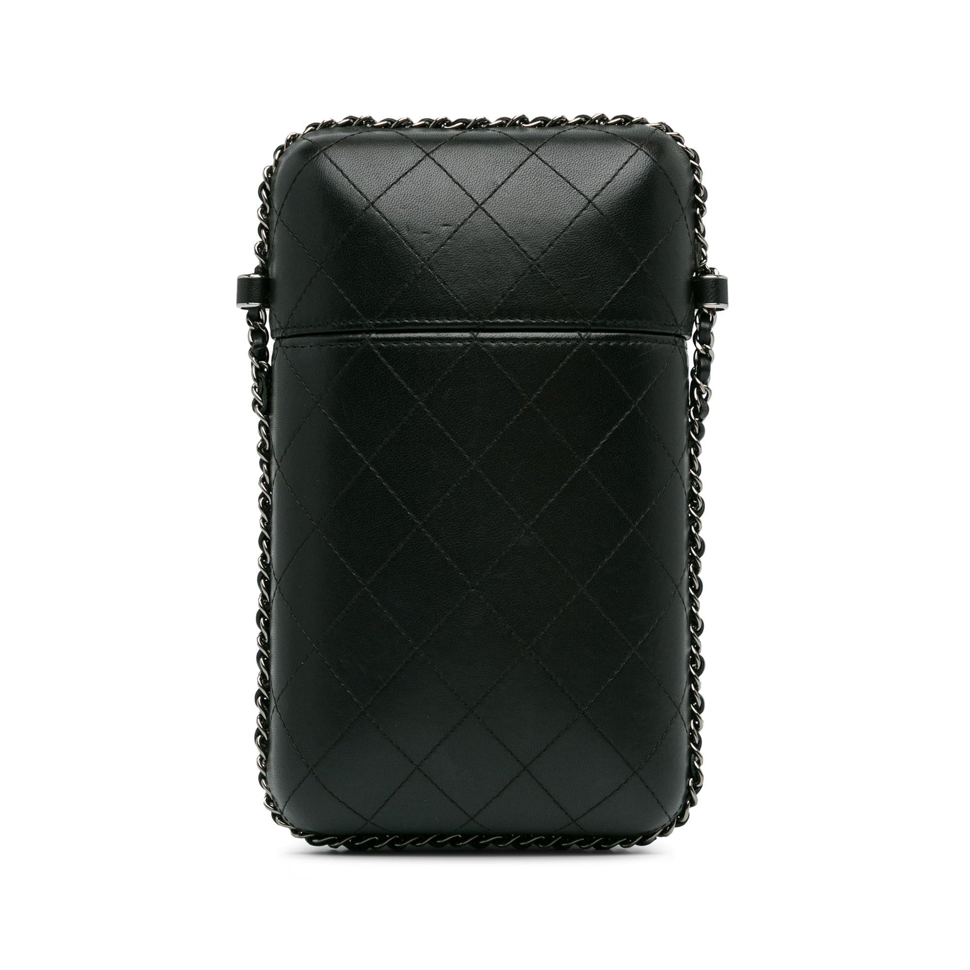 Chanel Cc Quilted Lambskin Chain Around Phone Holder (Shg-5Lop7V) Bag