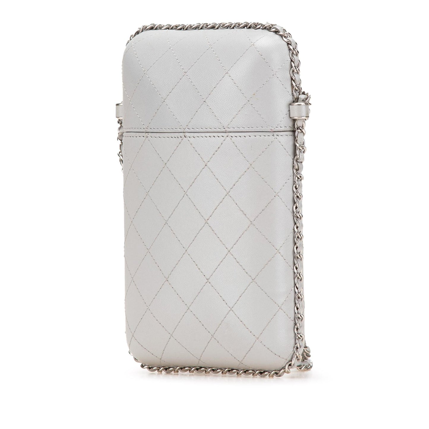 Chanel CC Quilted Lambskin Around Phone Holder Handbag Holder 2