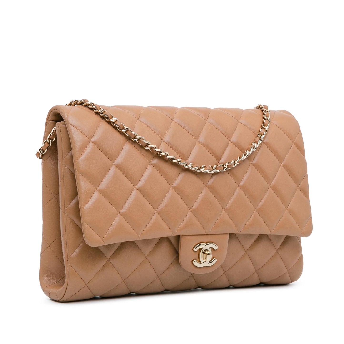 Chanel CC Quilted Lambskin SHG-1pgPyi Clutch Bag