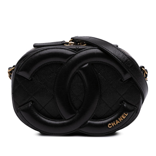 Chanel CC Quilted Lambskin Coco Midnight Camera Crossbody Bag Bag 1
