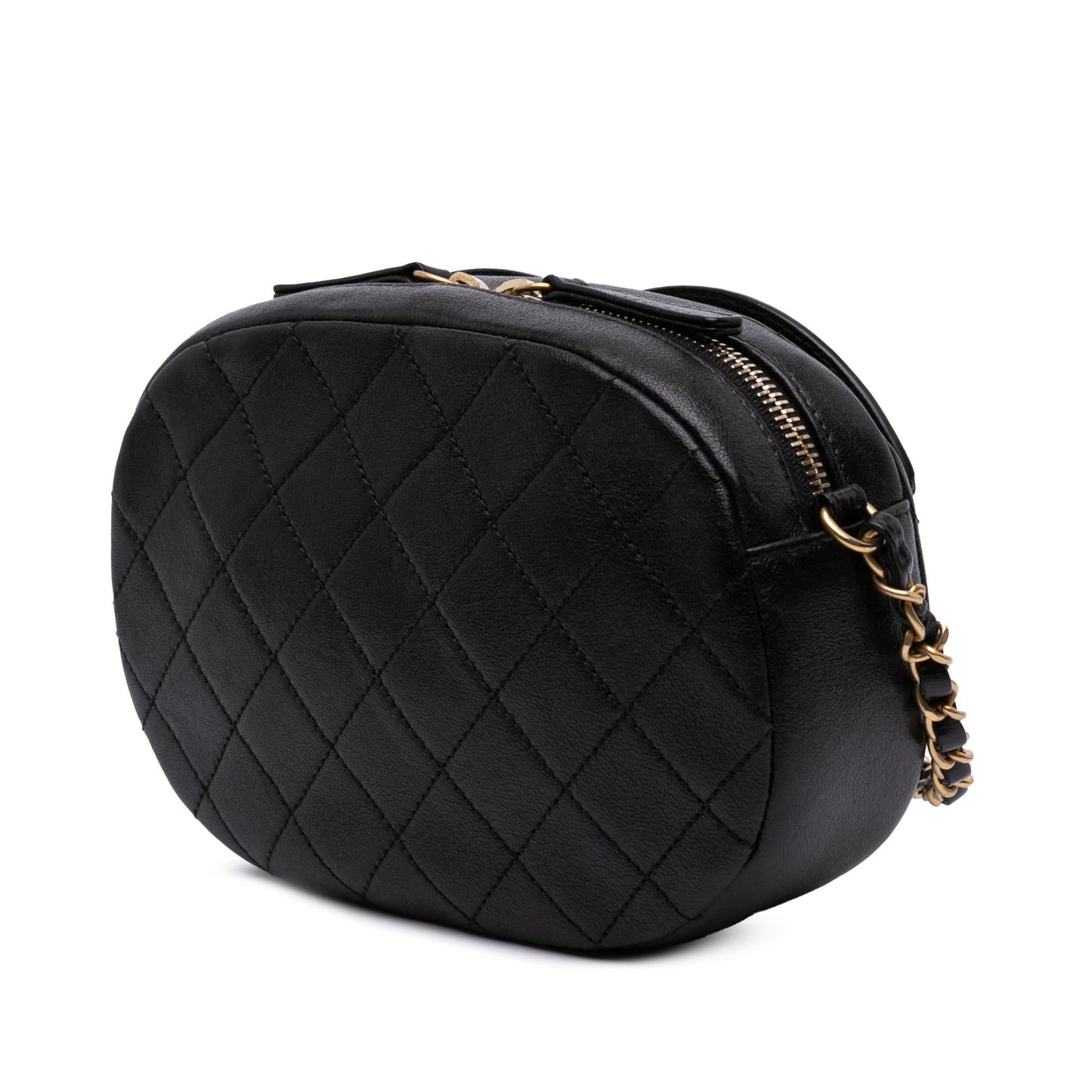 Chanel CC Quilted Lambskin Coco Midnight Camera Crossbody Bag Bag 1