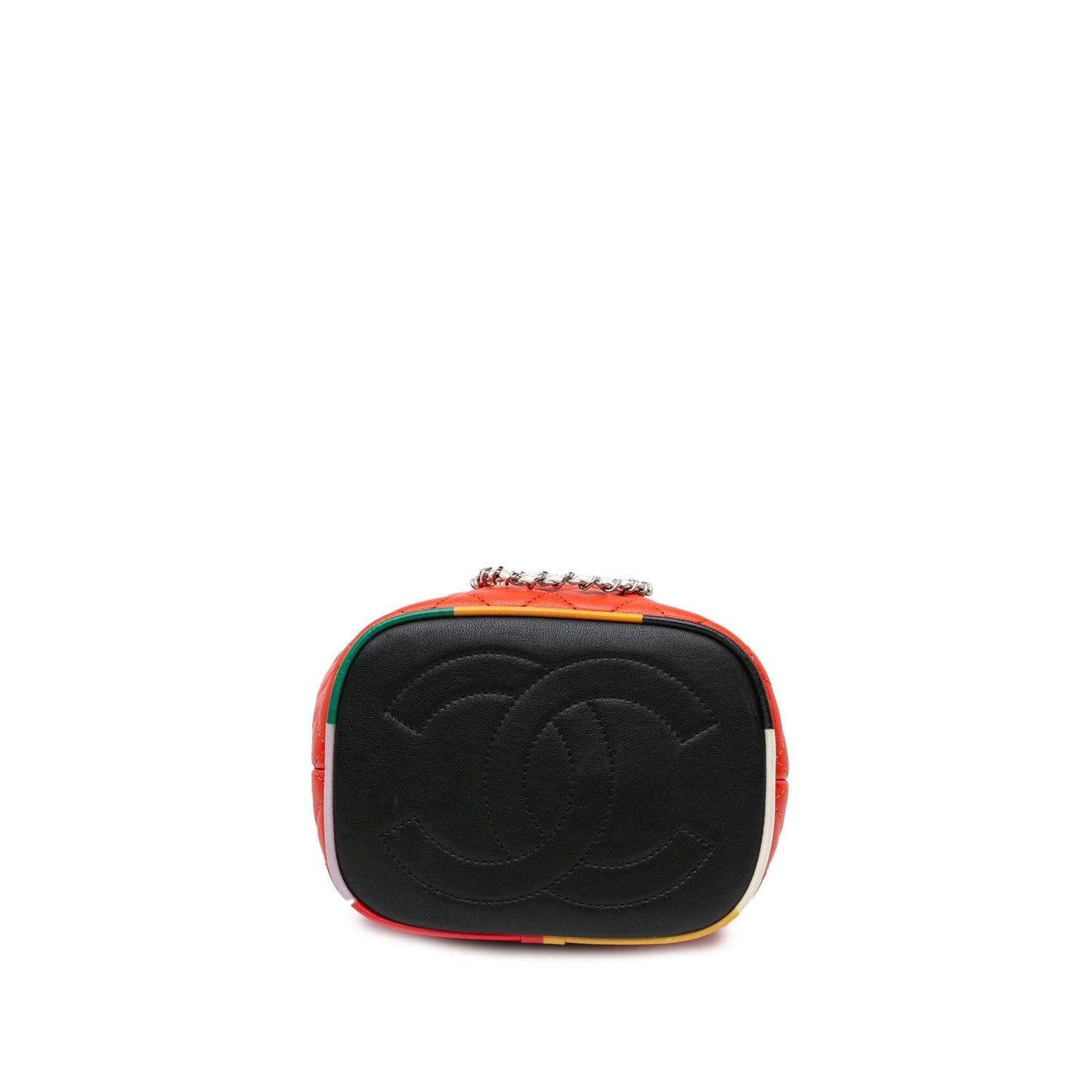 Chanel CC Quilted Lambskin Cuba Drawstring Bucket Jewelry