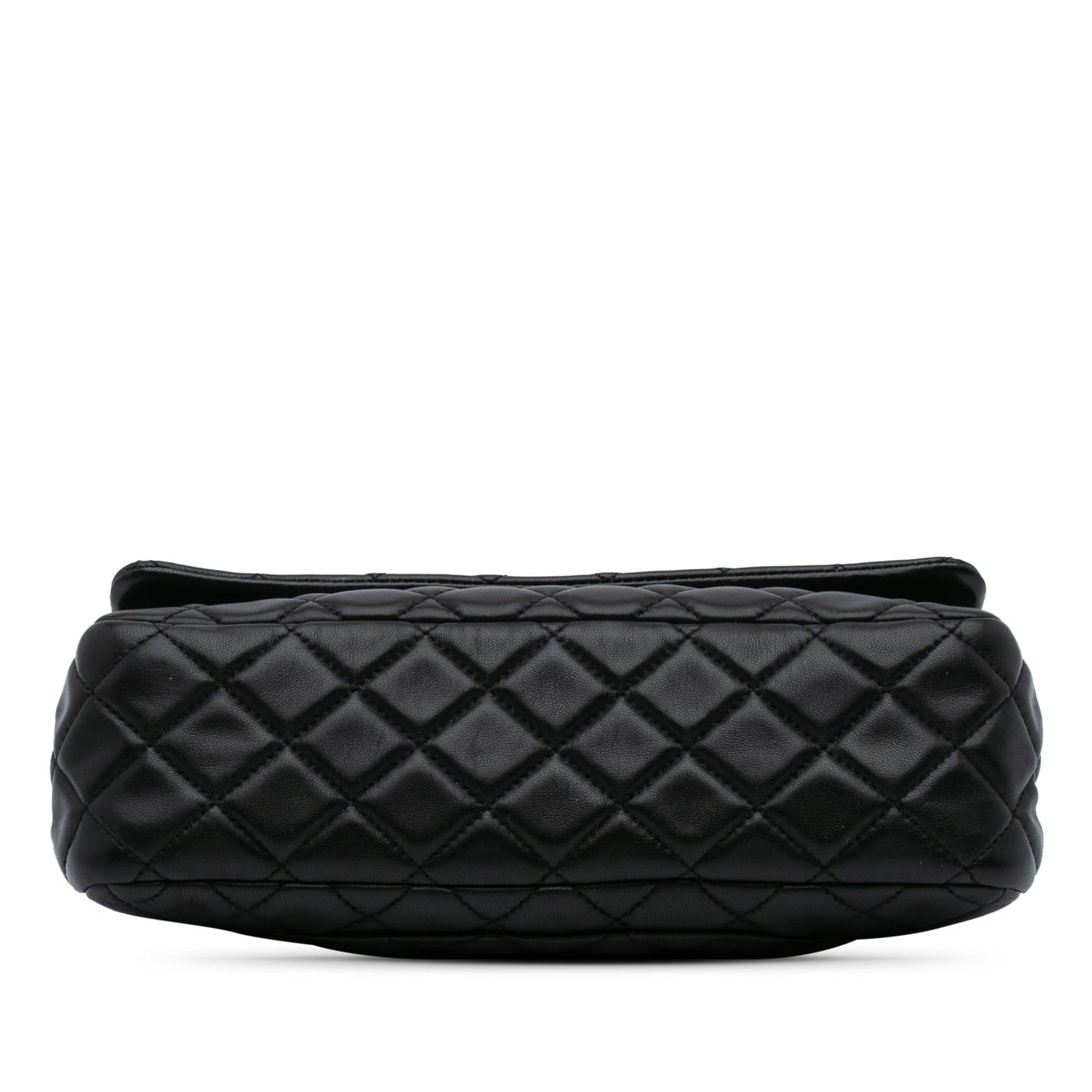 Chanel CC Quilted Lambskin Double Flap Handbag Flap 1