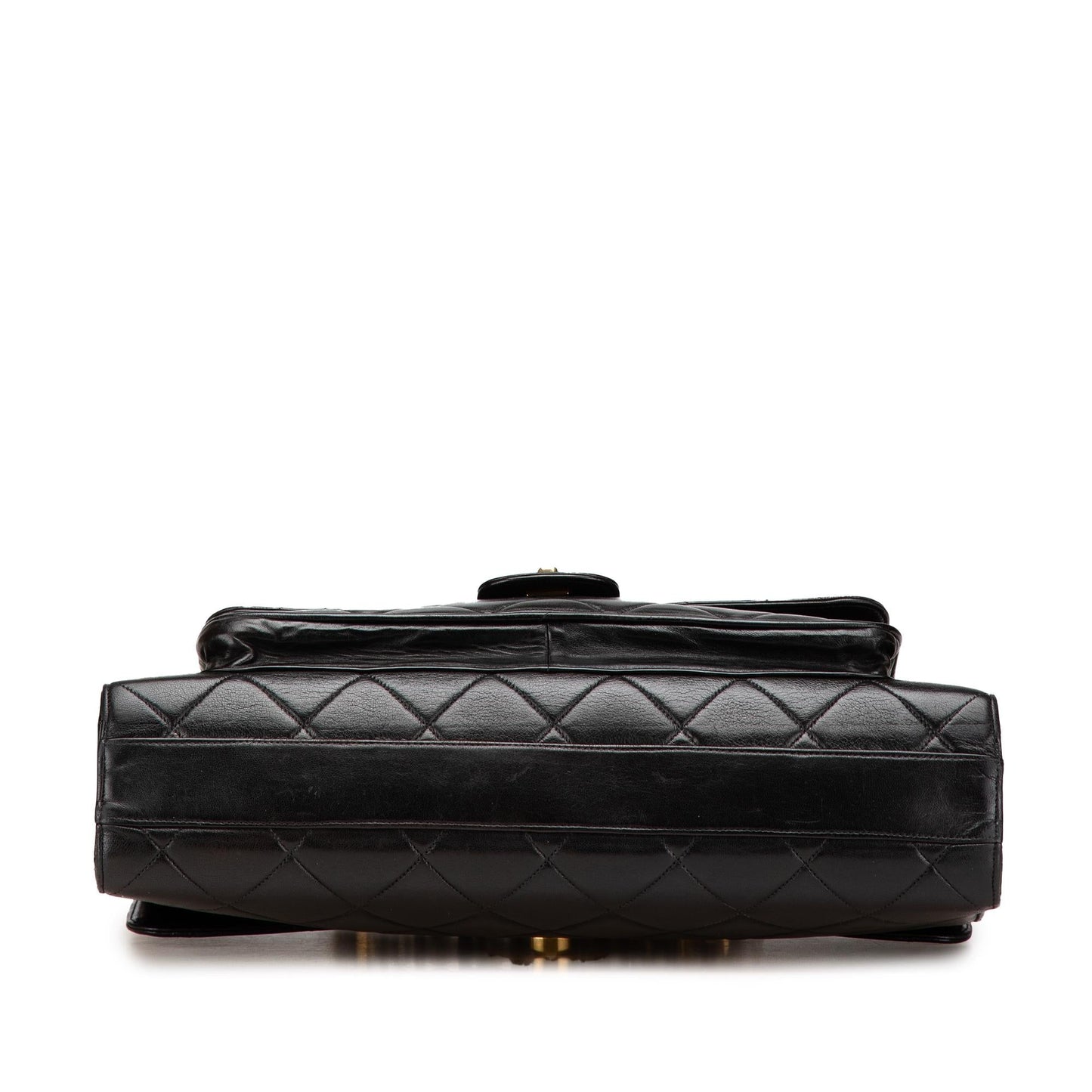 Chanel CC Quilted Lambskin Double Sided Flap Handbag Flap 1