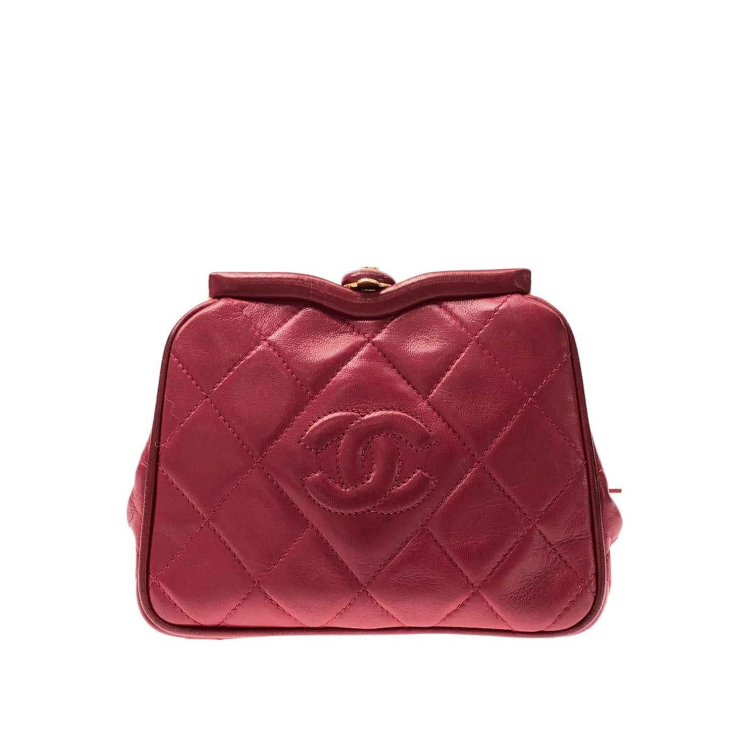 Chanel CC Quilted Lambskin Frame Belt SHG-jwdhOp