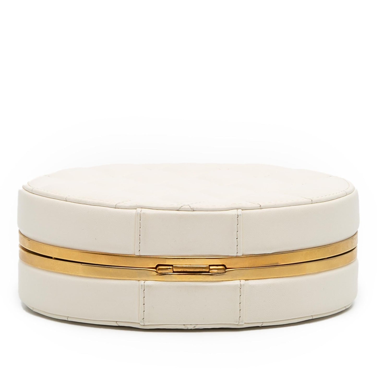 Chanel CC Quilted Lambskin Frame Vanity Handbag