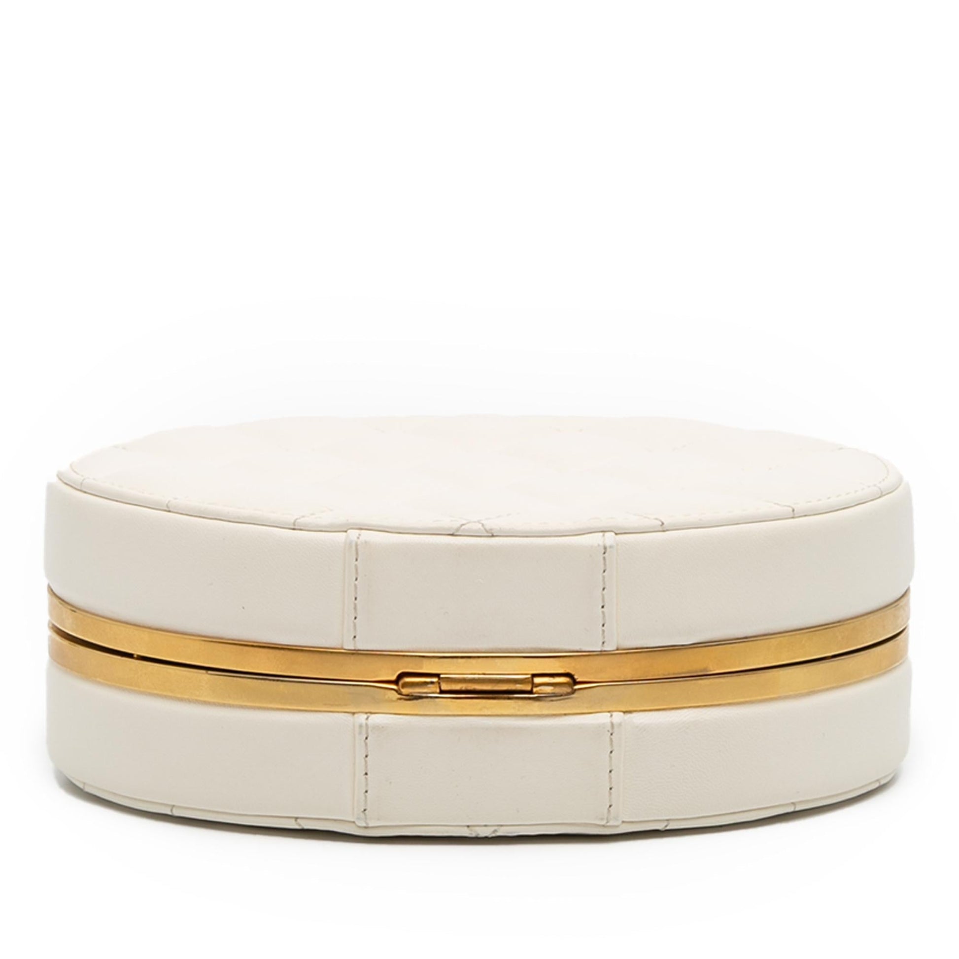 Chanel CC Quilted Lambskin Frame Vanity Handbag