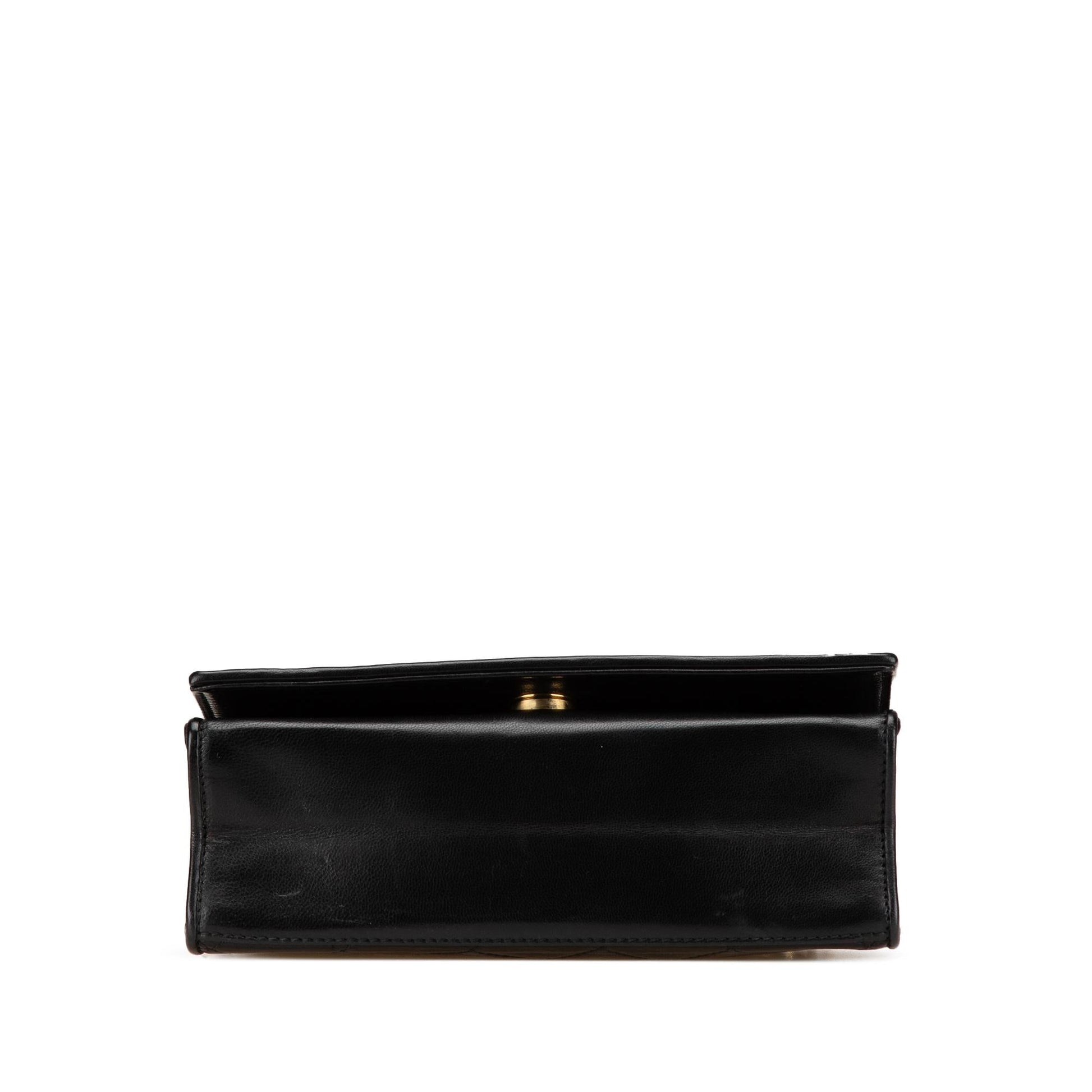 Chanel CC Quilted Lambskin Full Flap Crossbody Bag