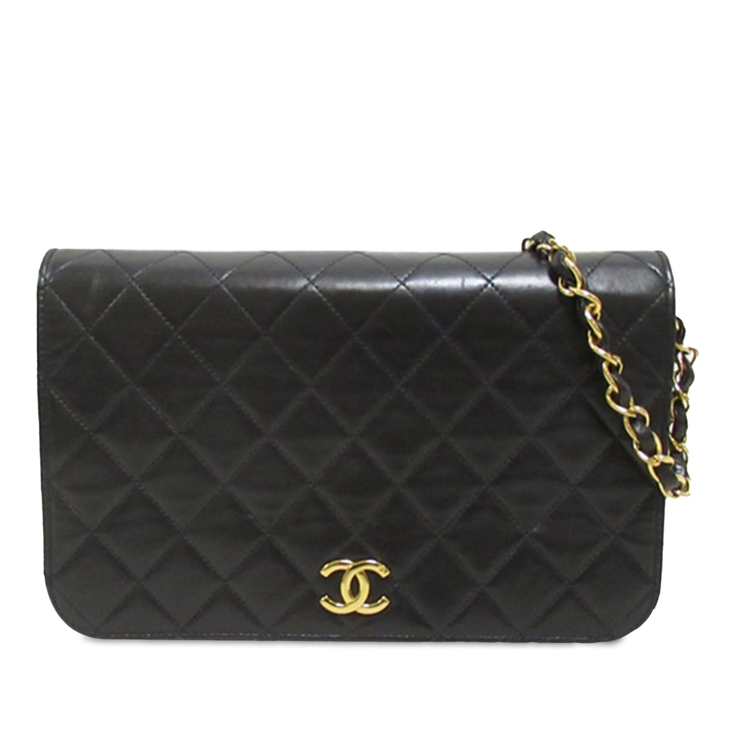 Chanel Cc Quilted Lambskin Full Flap (Shg-Asjbud) Bag