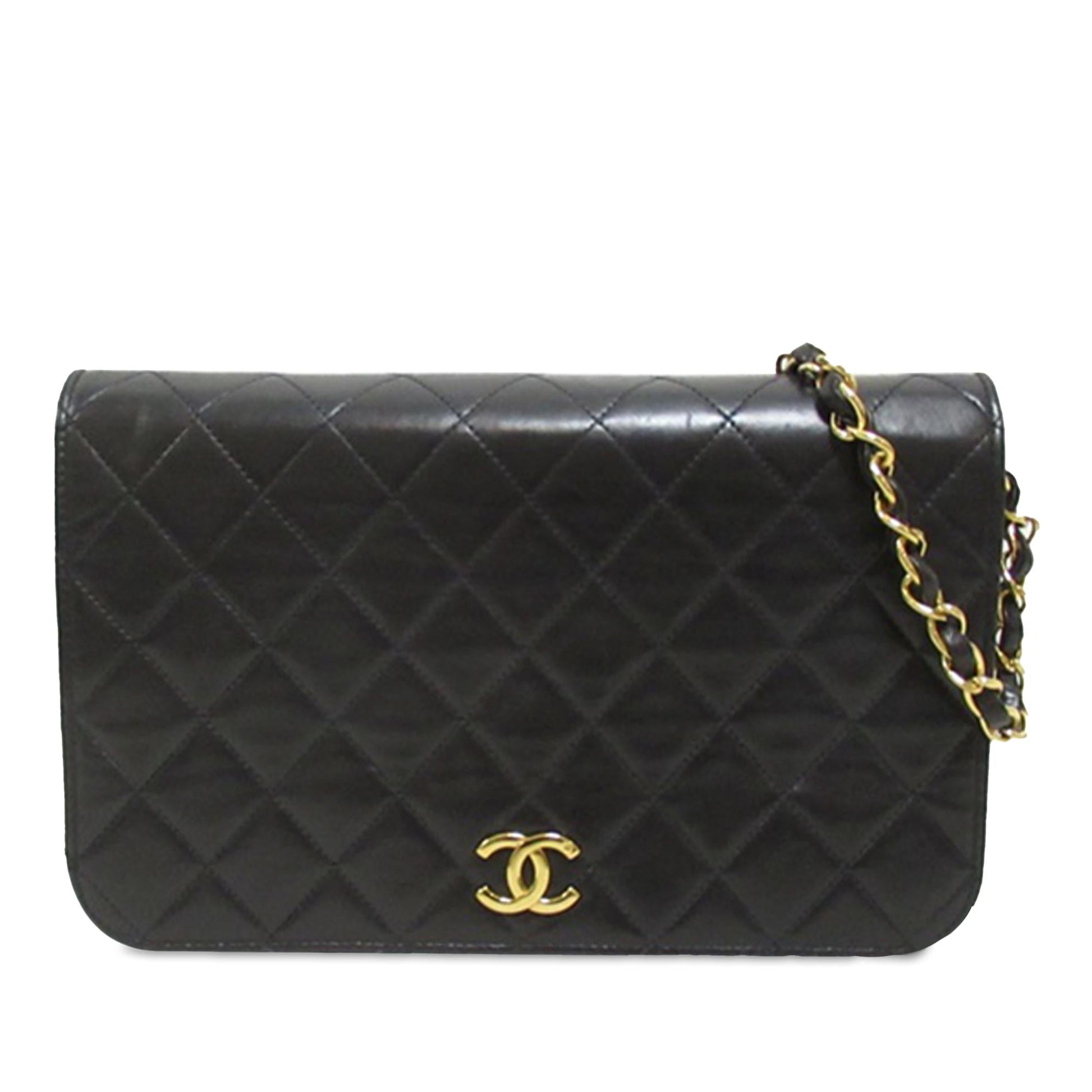Chanel Cc Quilted Lambskin Full Flap (Shg-Asjbud) Bag
