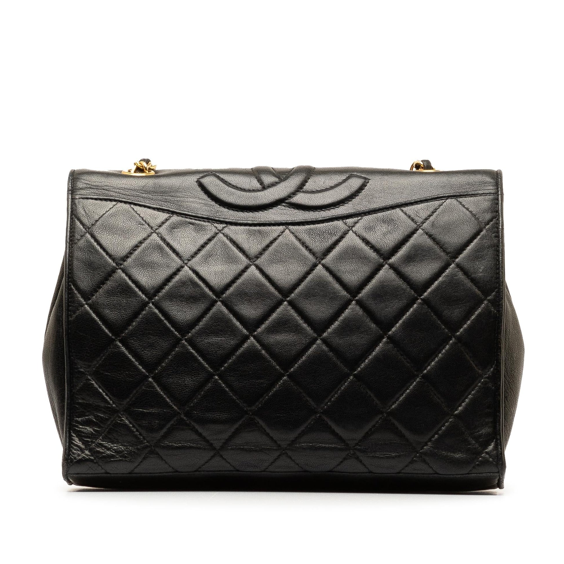 Chanel Cc Quilted Lambskin Full Flap (Shg-Wxezyn) Bag