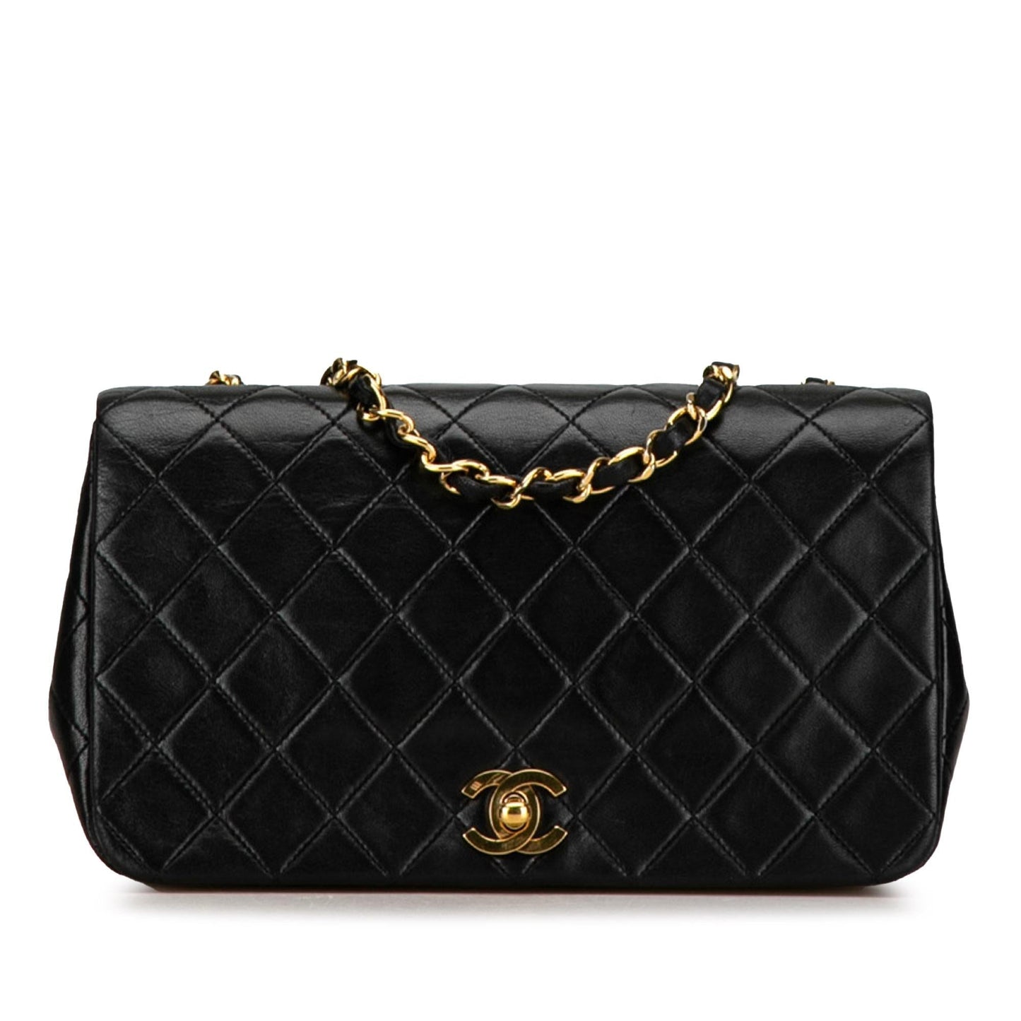 Chanel Cc Quilted Lambskin Full Flap (Shg-6R8O9E) Bag