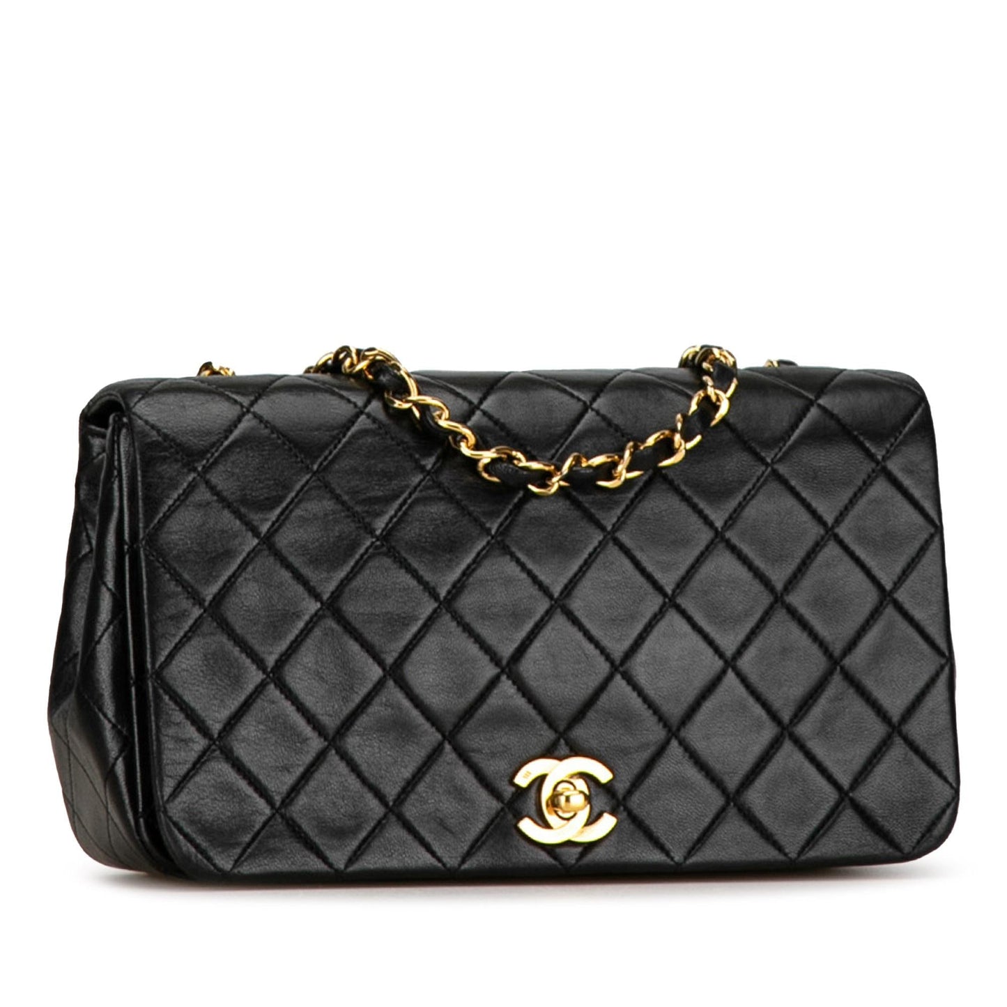 Chanel CC Quilted Lambskin Full Flap SHG-6r8o9E Handbag