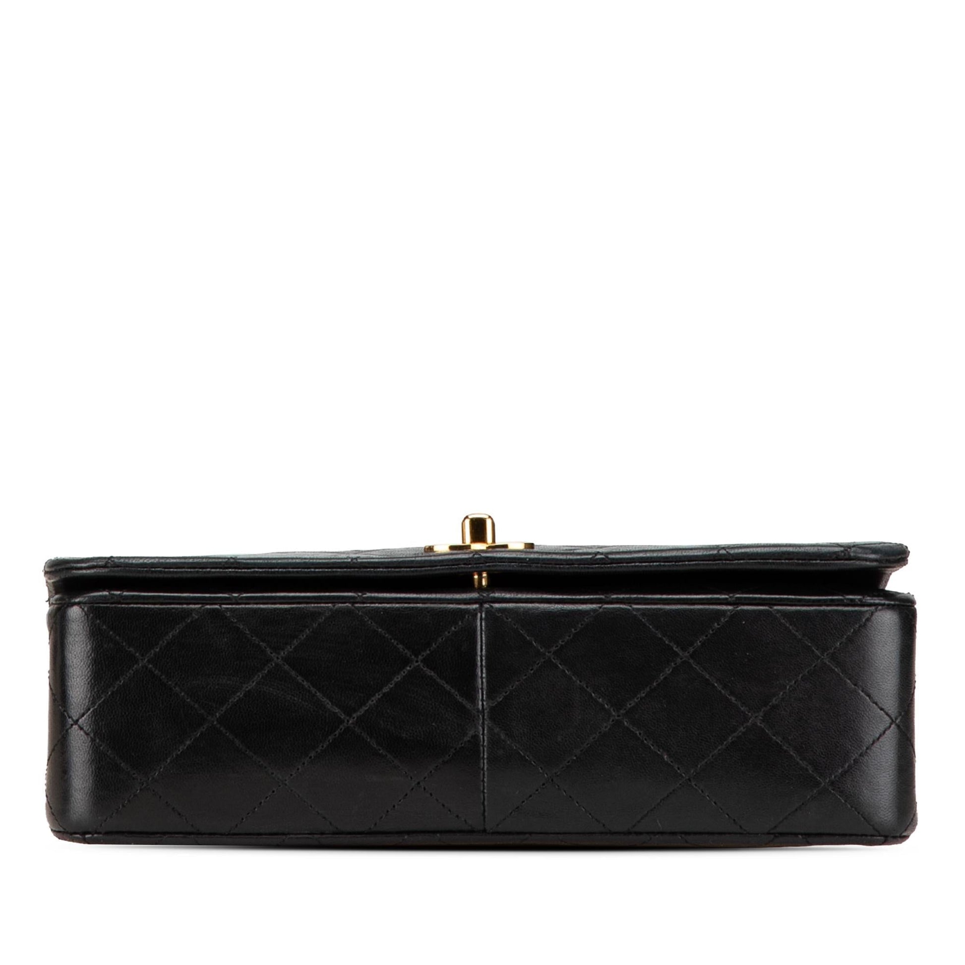 Chanel CC Quilted Lambskin Full Flap Handbag