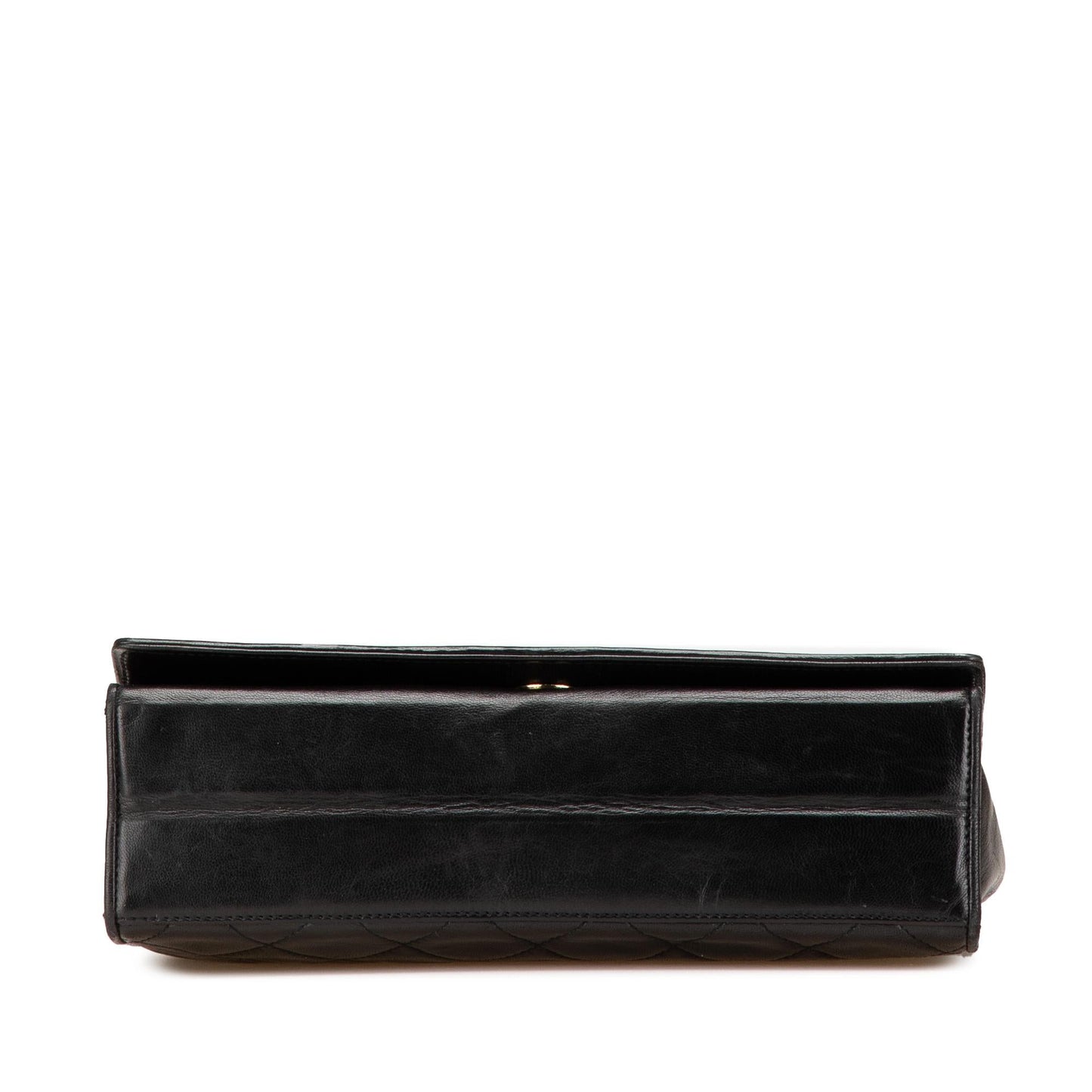 Chanel CC Quilted Lambskin Full Flap Handbag Flap 1