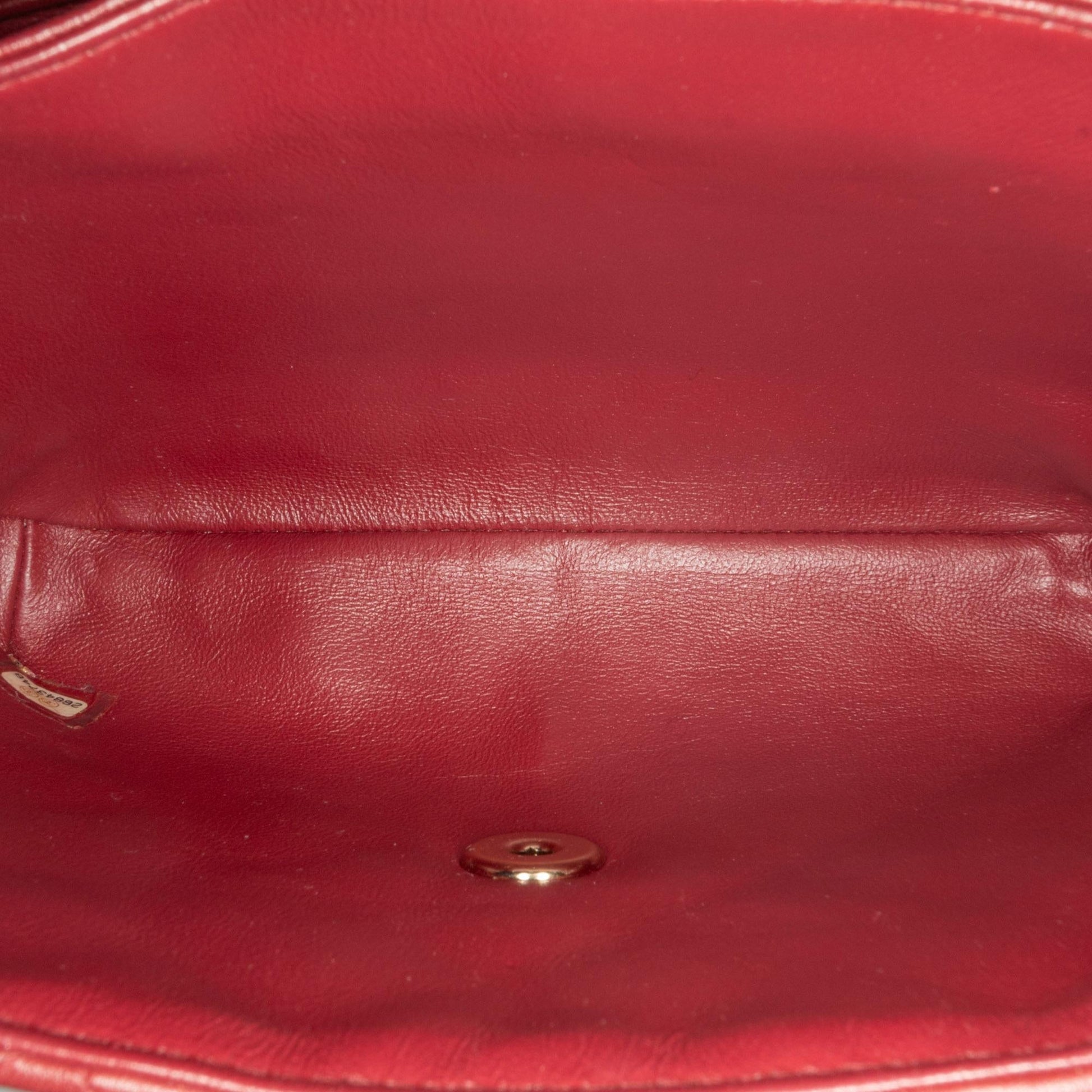 Chanel CC Quilted Lambskin Knock on Wood Satchel (SHG-wiPzxy)