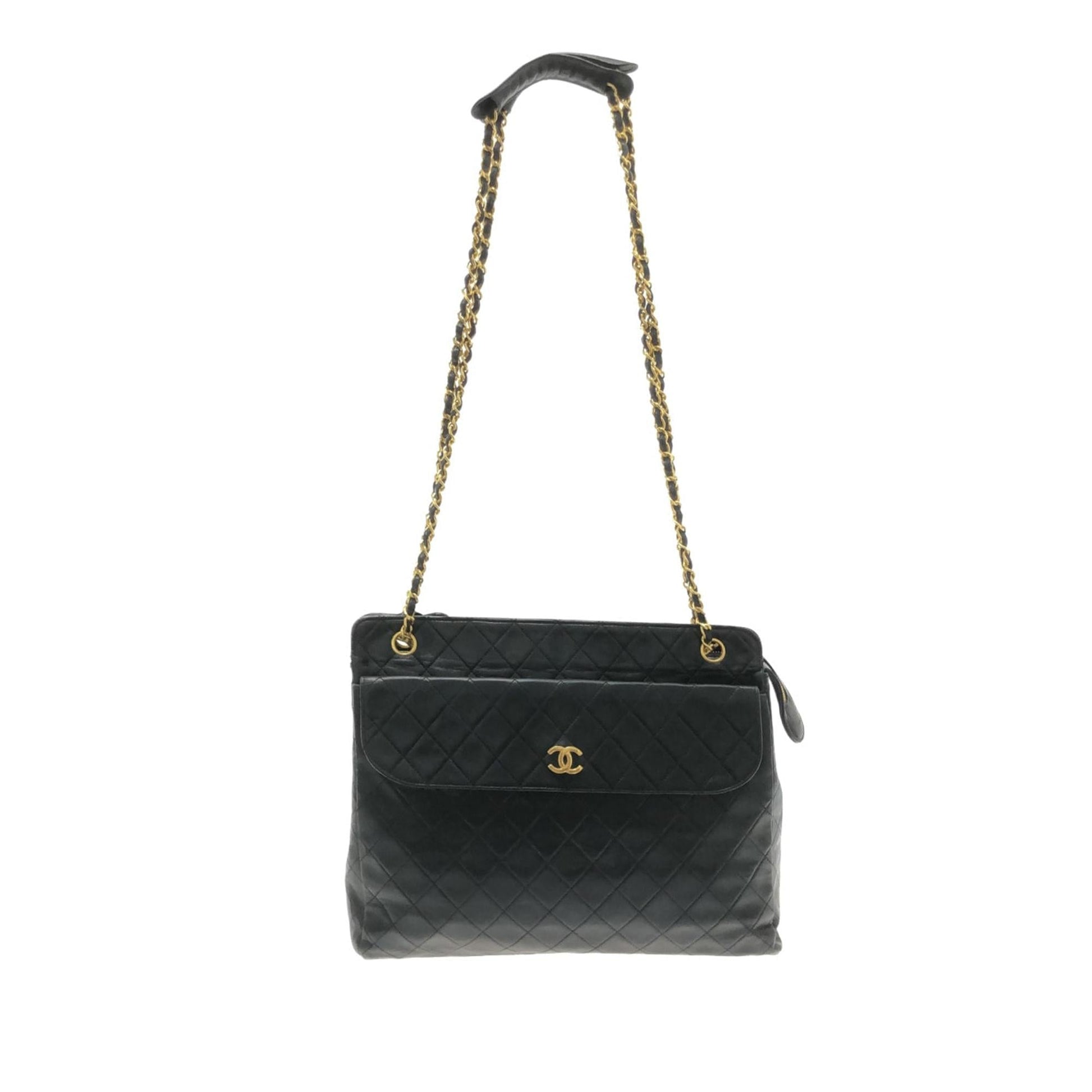 Chanel CC Quilted Lambskin Pocket SHG-0UXCKM Tote Bag