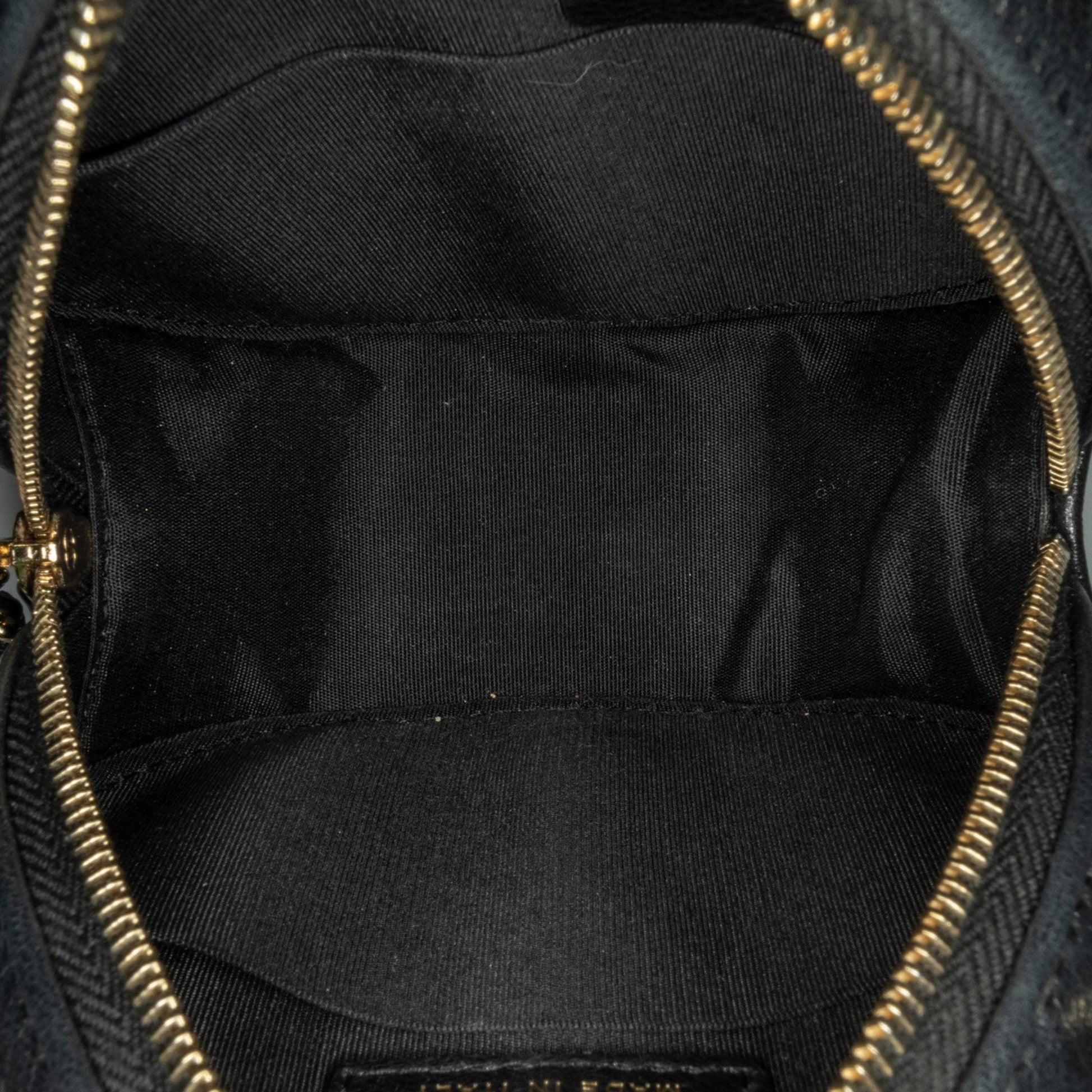 Chanel CC Quilted Lambskin Round Clutch with Chain (SHG-vxtHcs)