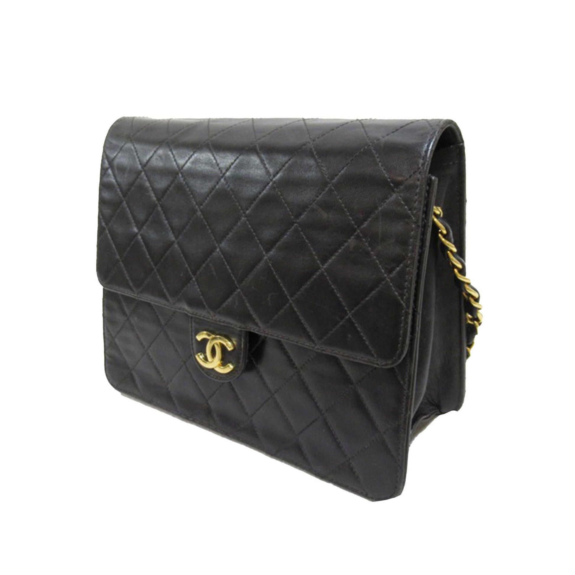 Chanel CC Quilted Lambskin Single Flap SHG-bg41Ud Handbag