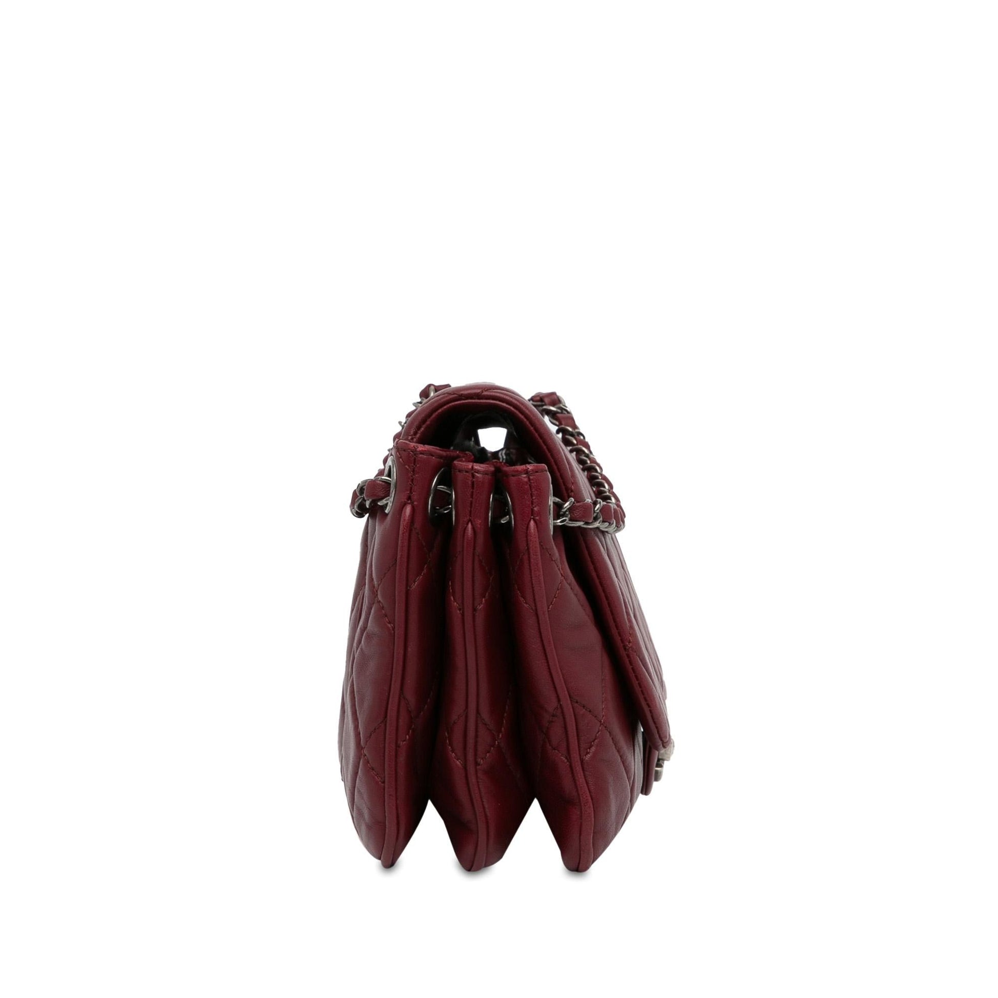 Chanel CC Quilted Lambskin Single Flap SHG-zHHunq Handbag